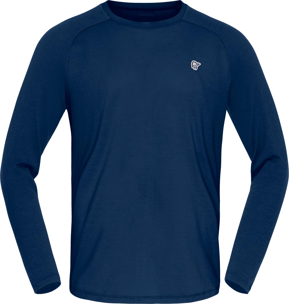 Norrona - Haut en laine de mérinos - Femund PureUll Long Sleeve M Indigo Night en Laine - Taille XL - Navy