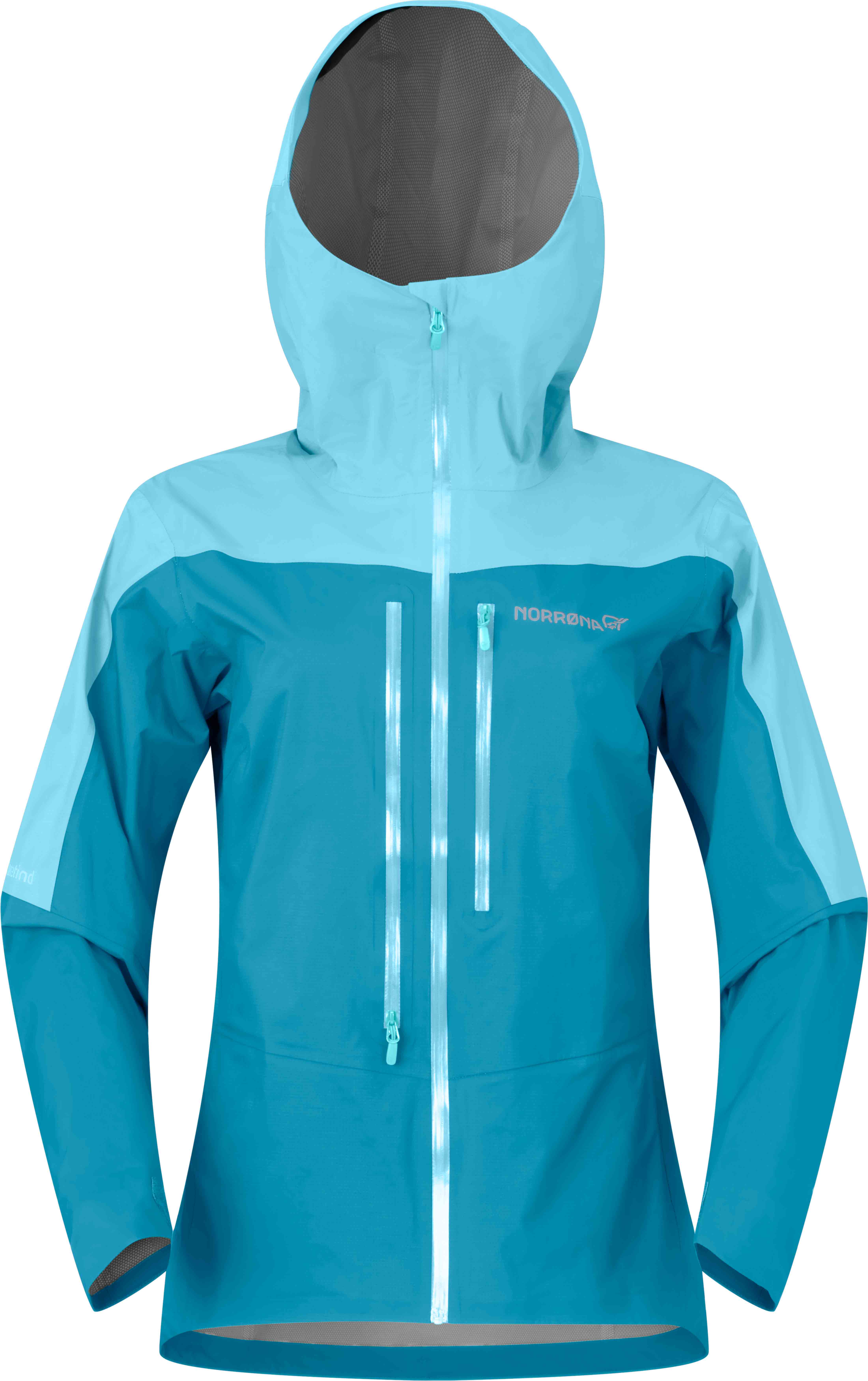 Norrona Wasserfeste Wanderjacke – Damen / Frau – Falketind Dri1 Jacket W Falketind Dri1 Jacket W Brittany Blue Aqua Haze für Damen