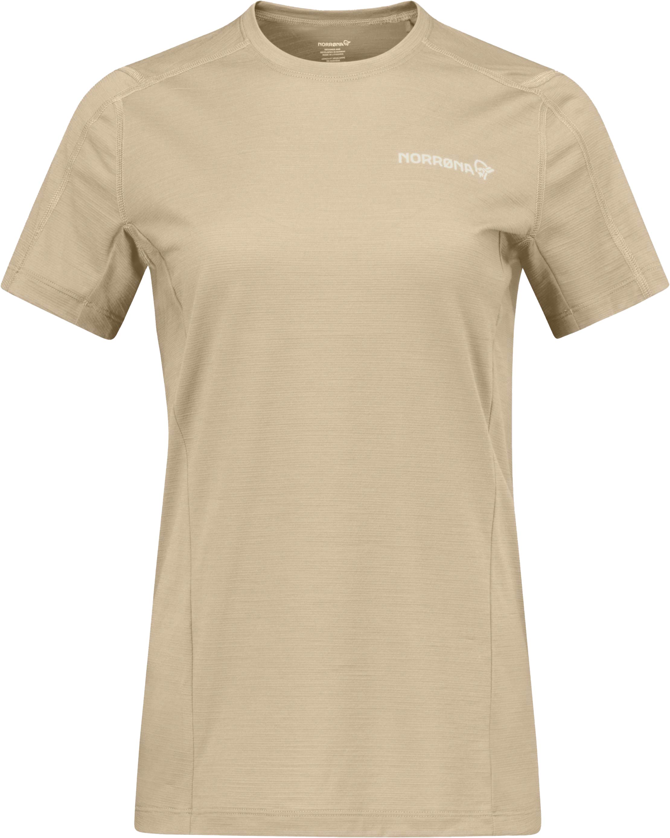 Norrona - T-shirt d'alpinisme en laine de mérinos respirant et thermorégulateur - Falketind Equaliserull T-Shirt W Pure Cashmere en Nylon
