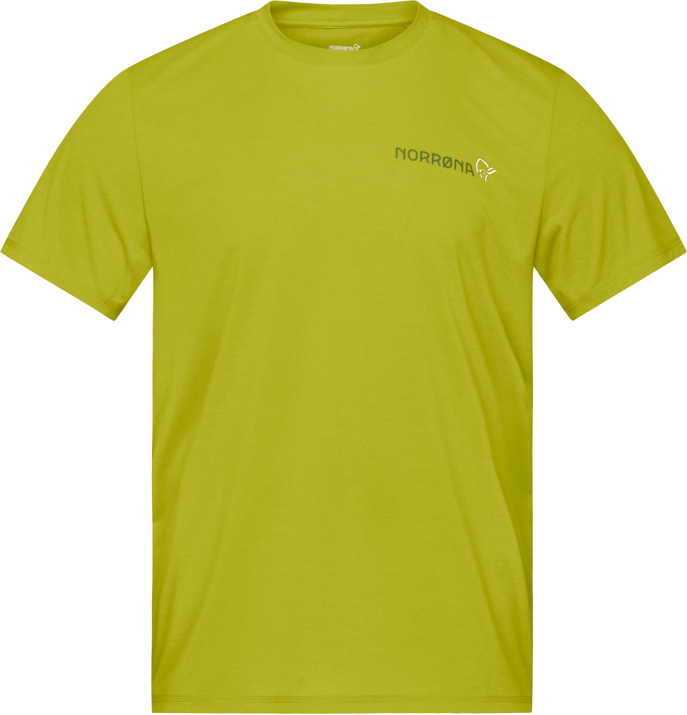 Norrona - T-shirt de randonnée technique et léger - Femund Tech T-Shirt M Golden Lime - Taille M - Vert