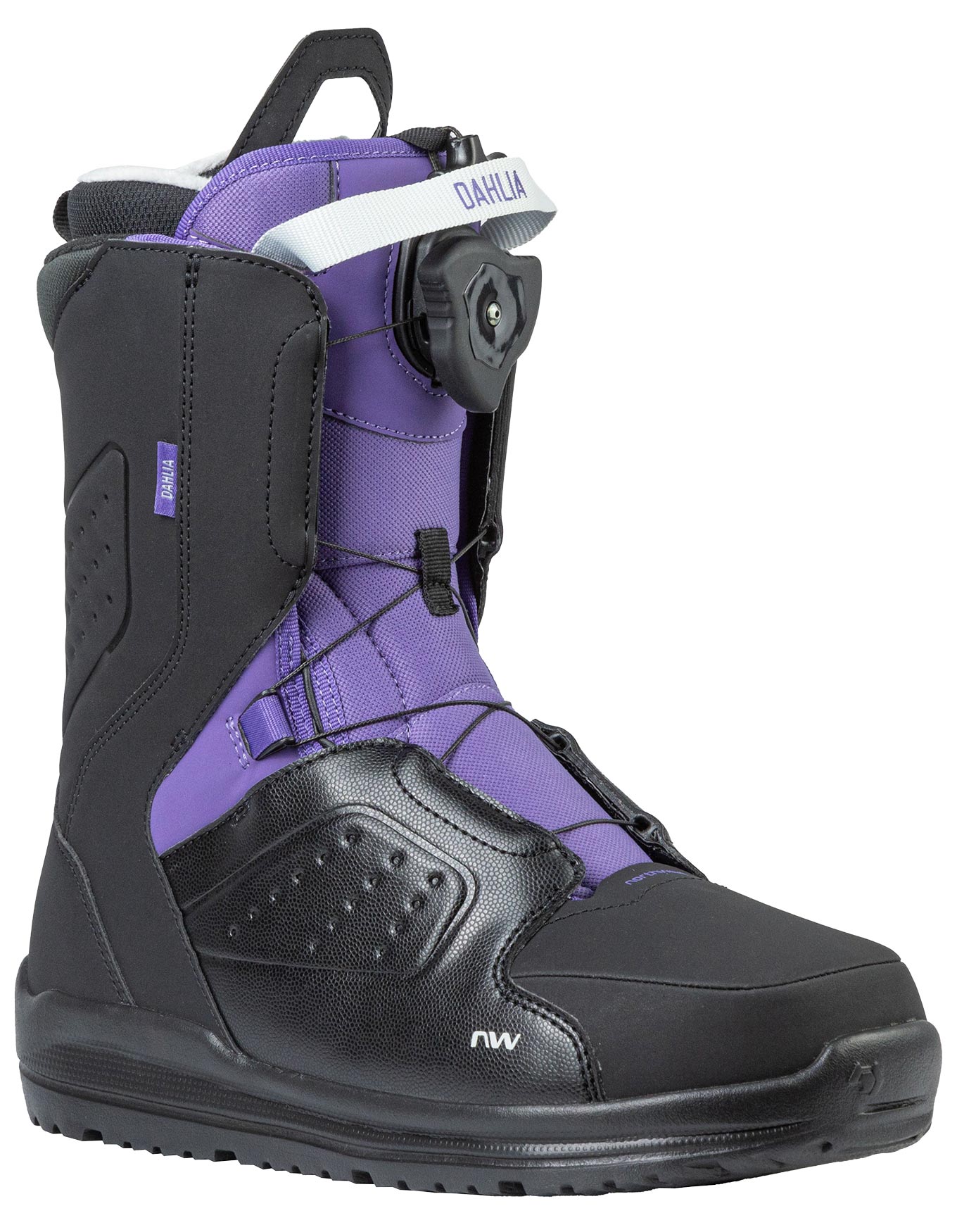 Boots de snowboard polyvalent freestyle - Dahlia Spin Black/Purple - Taille 39 - Violet