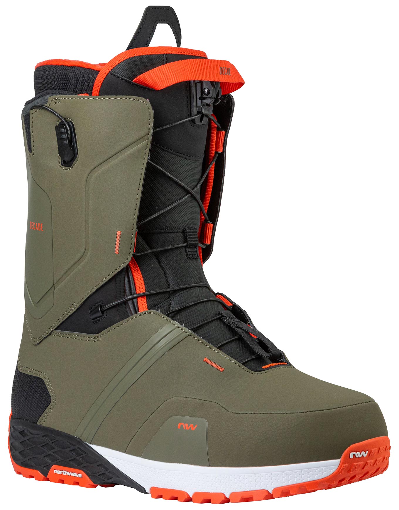 Snowboardboots Decade Green Forest für Herren aus Wolle Größe 40 Grün