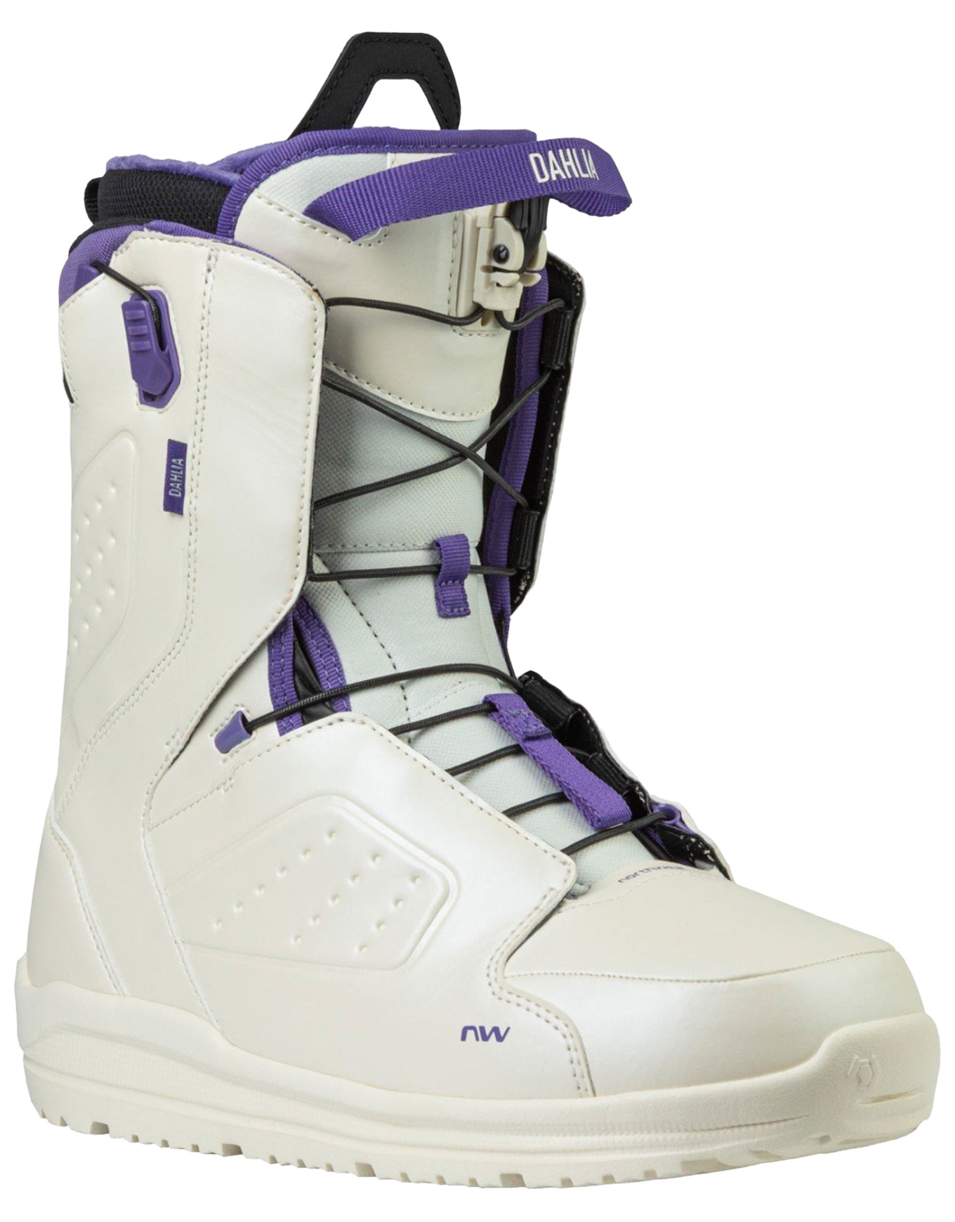 Boots de snowboard polyvalent freestyle - Dahlia White - Taille 40,5 - Blanc