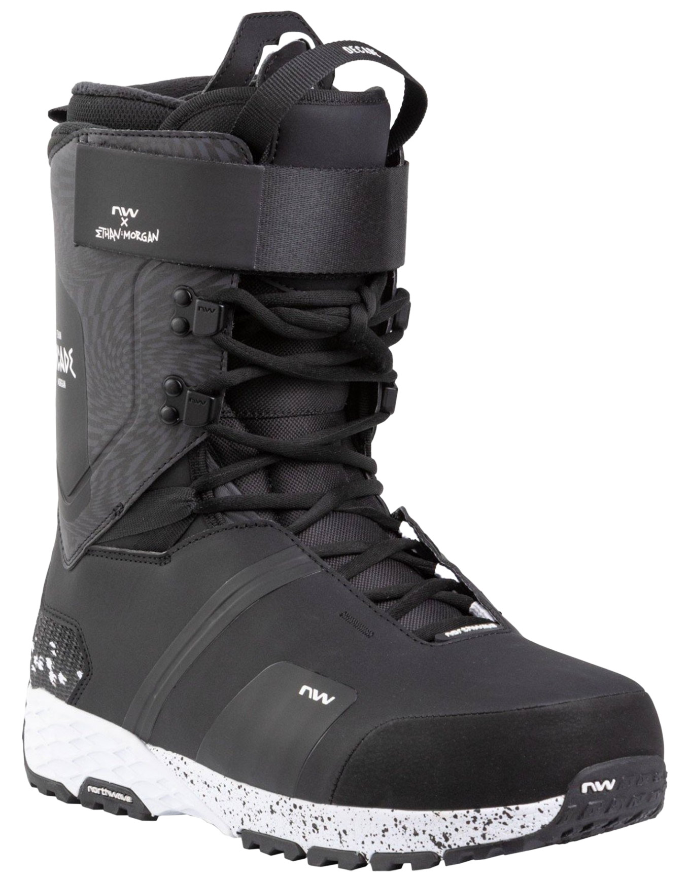 All-Mountain Snowboard Boots Decade Pro Black/White für Herren Größe 43,5 schwarz