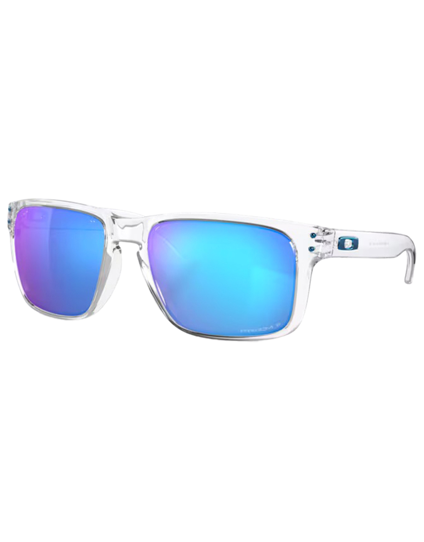 Polarisierte Sonnenbrillen Holbrook XL Polished Clear Prizm Sapphr Irid Polar Weiß