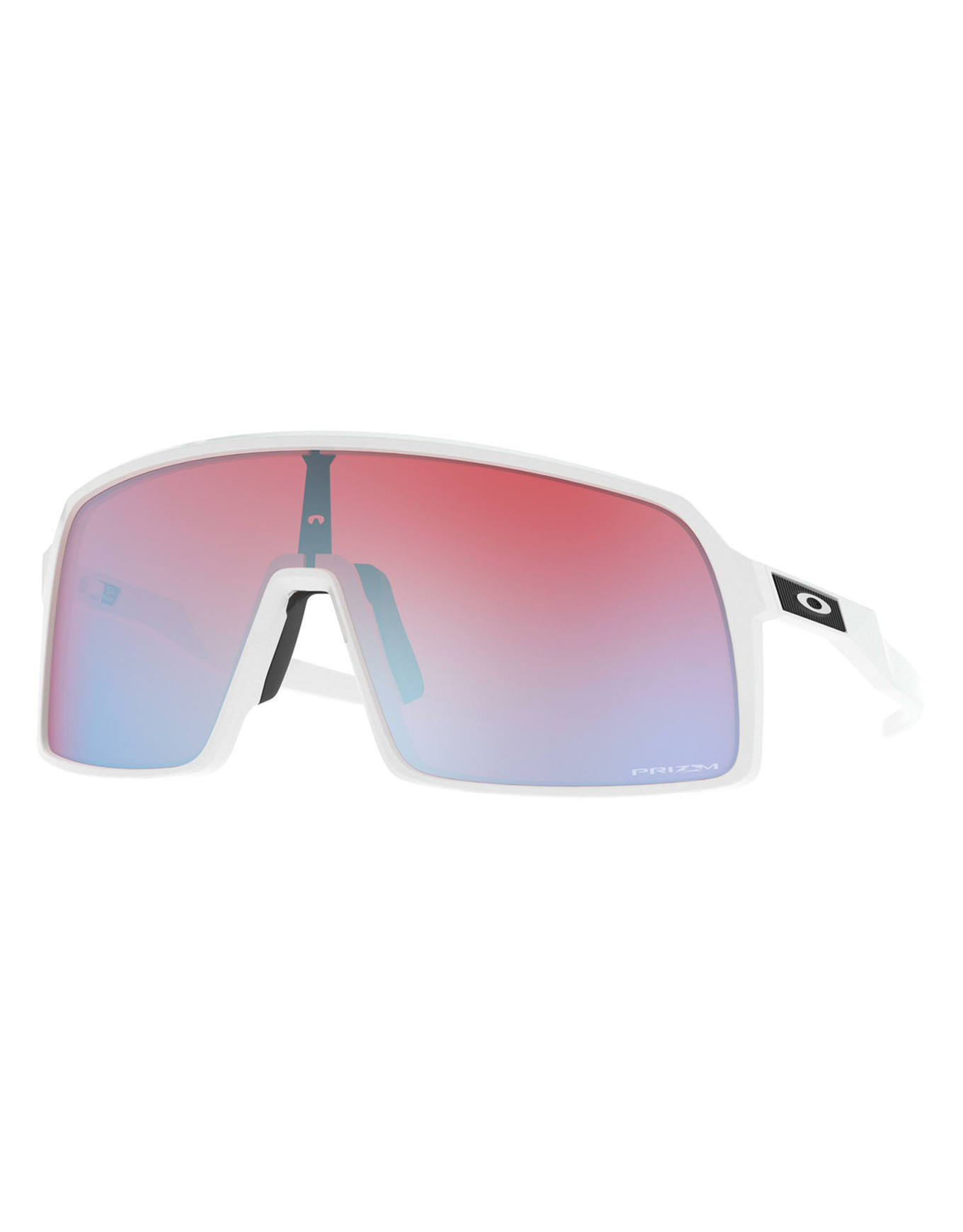 Sonnenbrille Sutro Polished White Prizm Snow Sapphire Irid Weiß