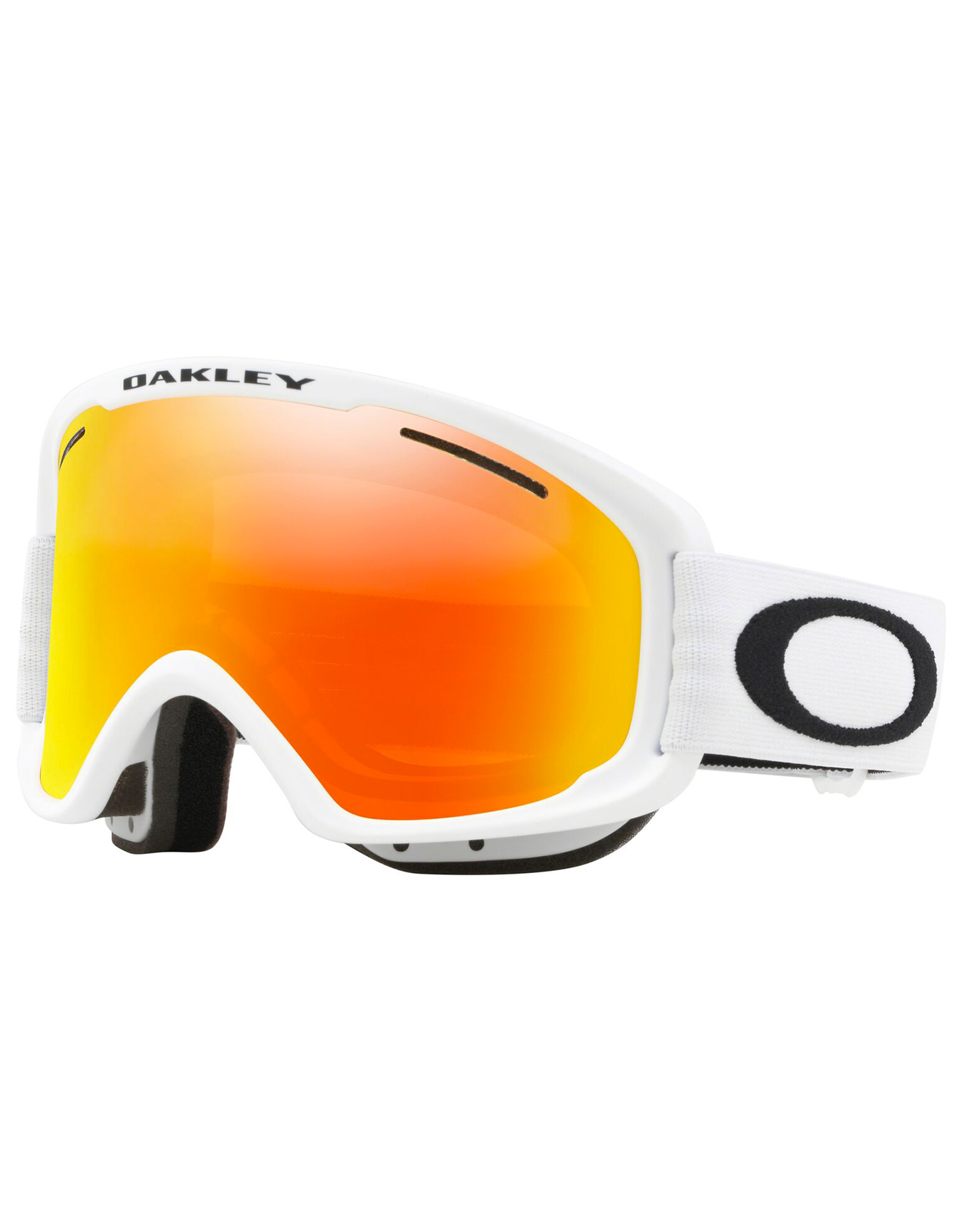 Skibrille O Frame 2.0 Pro M Matte White Fire Iridium & Persimmon Weiß
