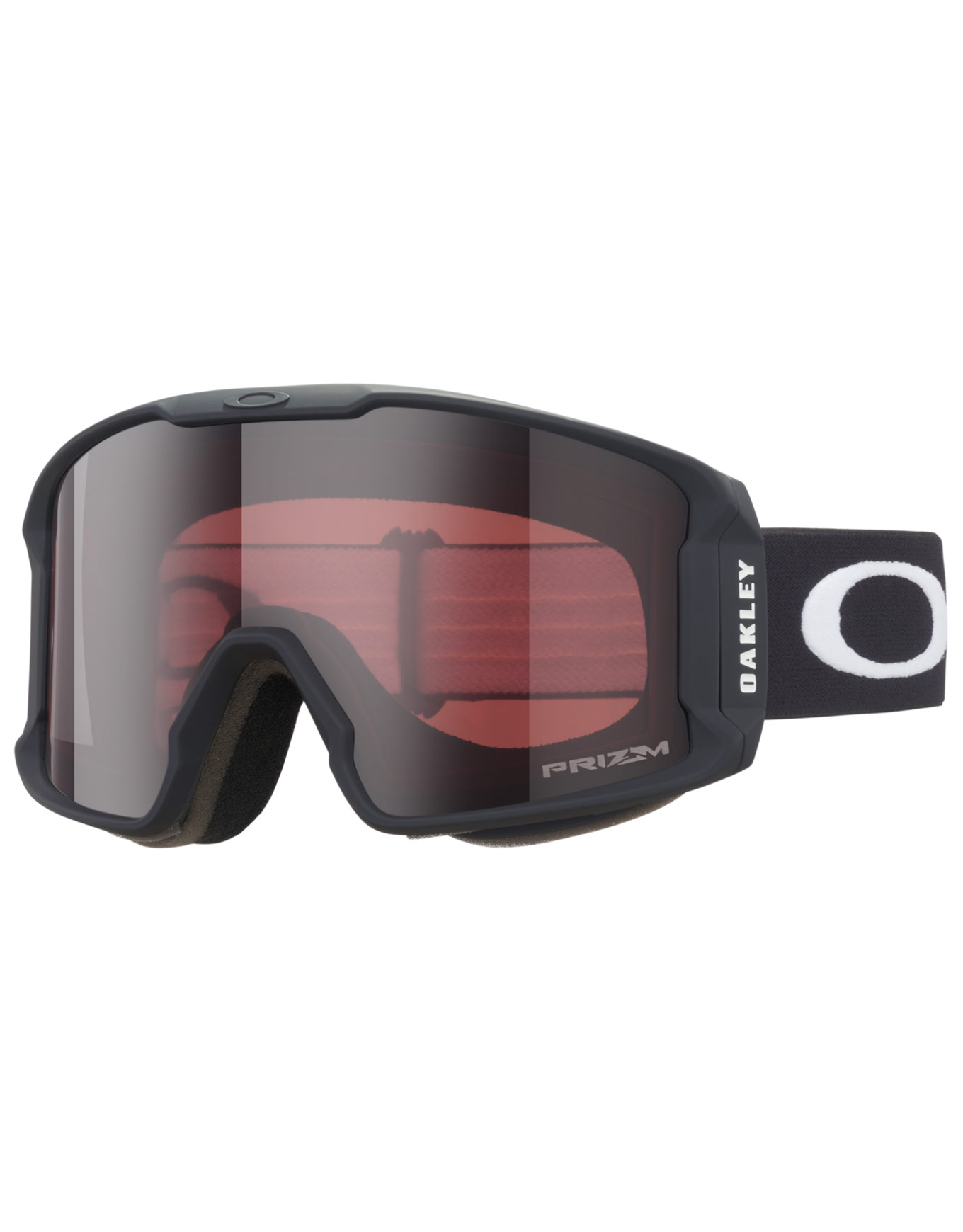 Skibrille Line Miner S Matte Black Prizm Garnet schwarz