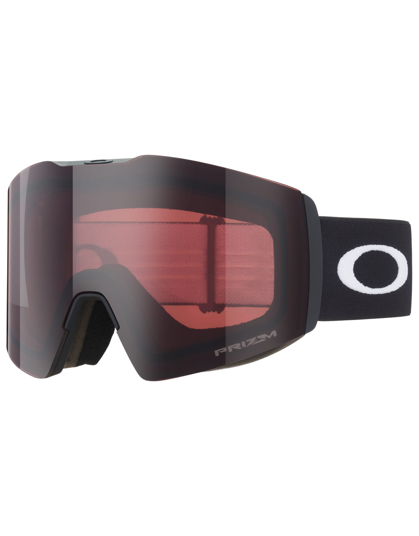 Skibrille Fall Line L Matte Black Prizm Garnet schwarz