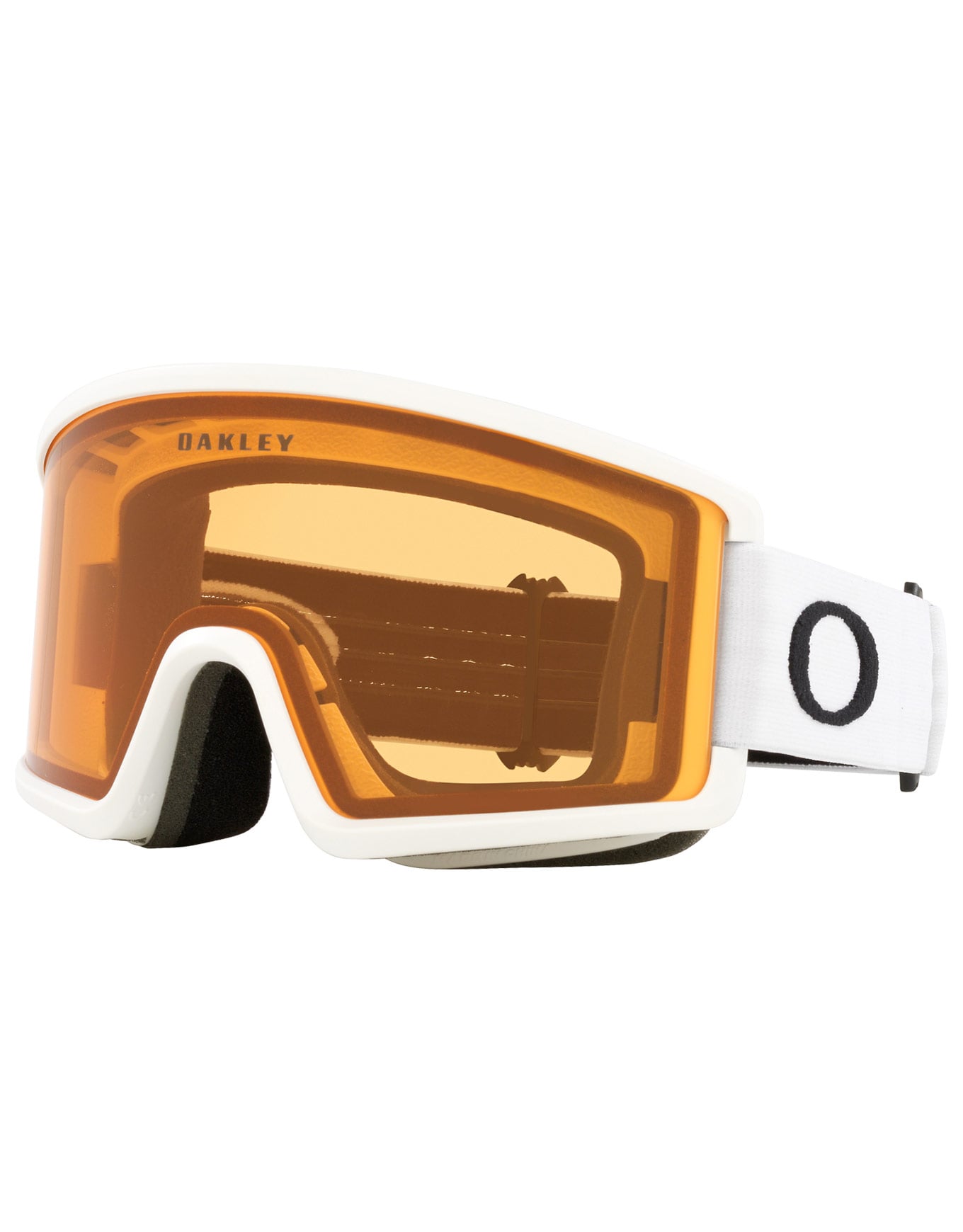 Masque de ski - Target Line M Matte White Persimmon - Orange