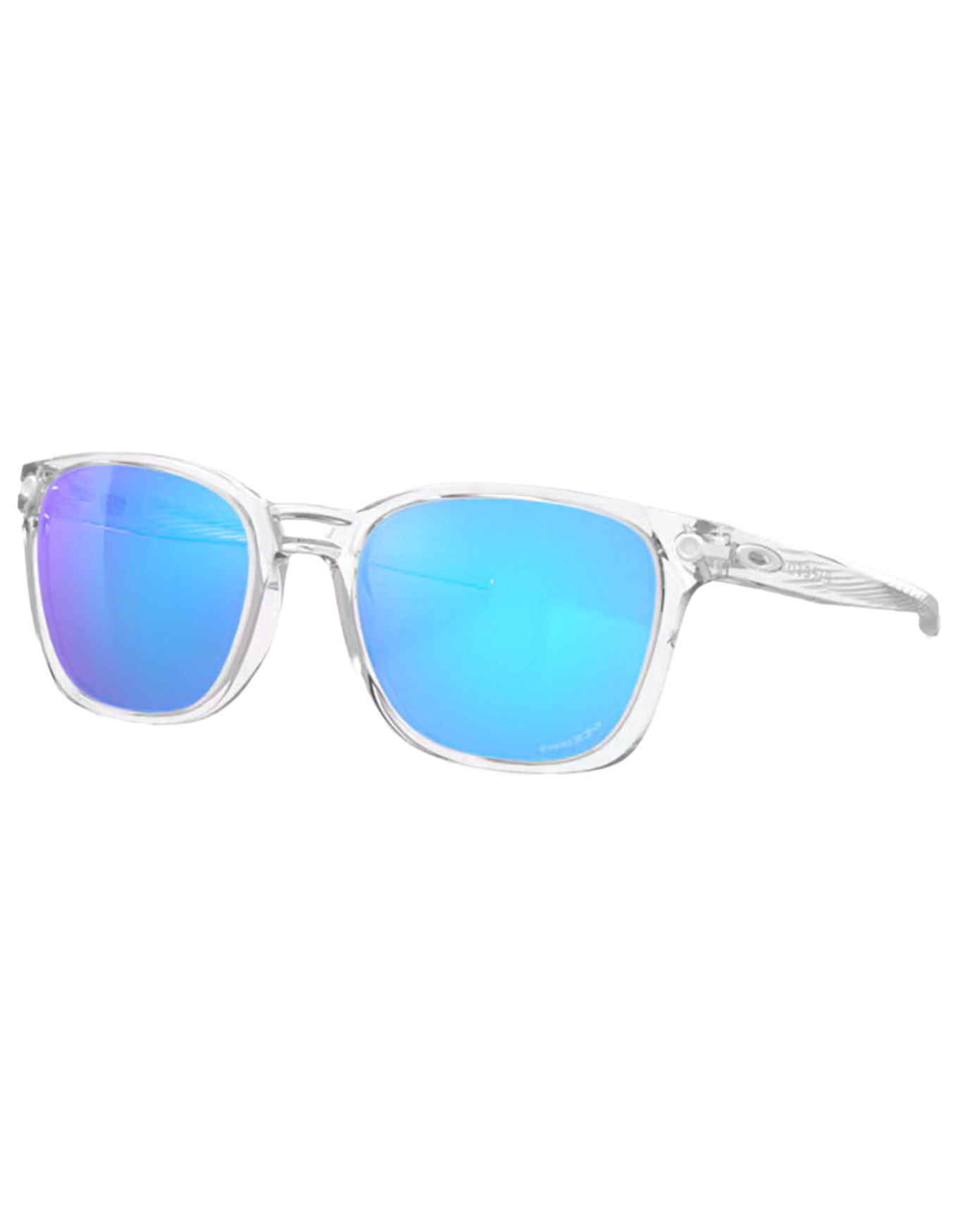 Sonnenbrille Ojector Polished Clear Prizm Sapphire Weiß