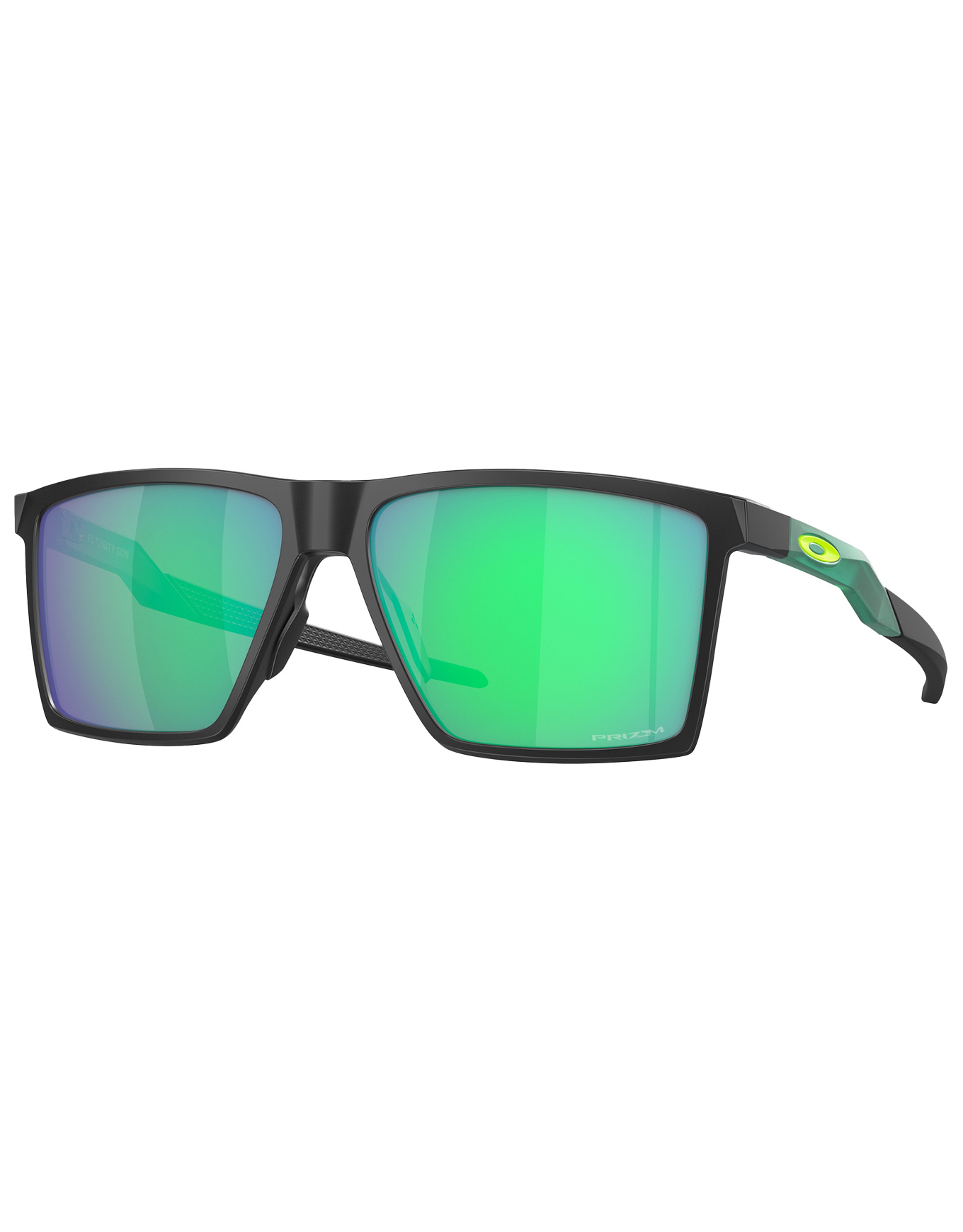 Sonnenbrille Futurity Sun Satin Black Prizm Jade schwarz