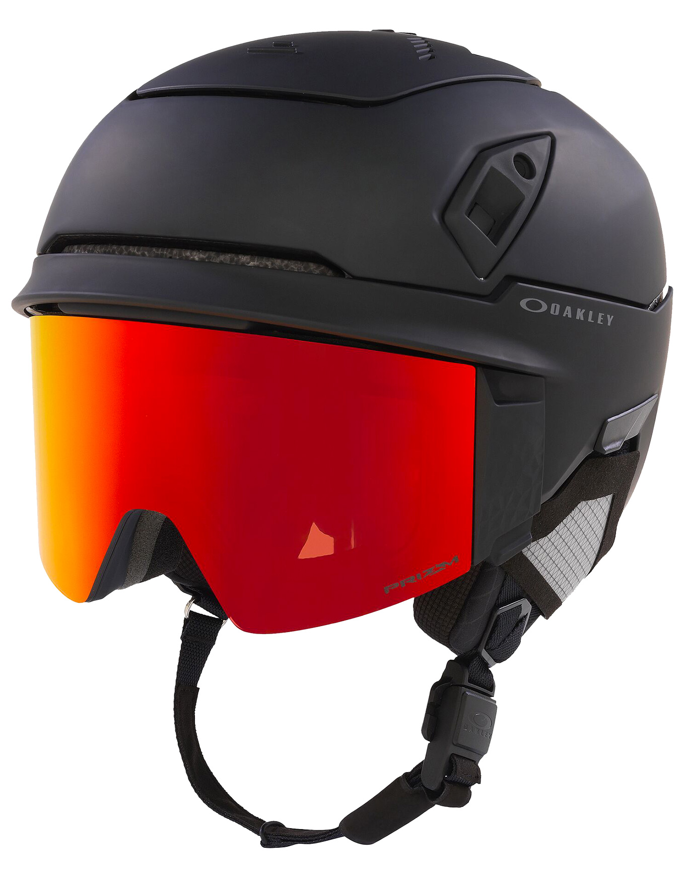 Skihelm mit integriertem Visier Mod7 Blackout/Prizm Torch Irid für Herren Größe M schwarz