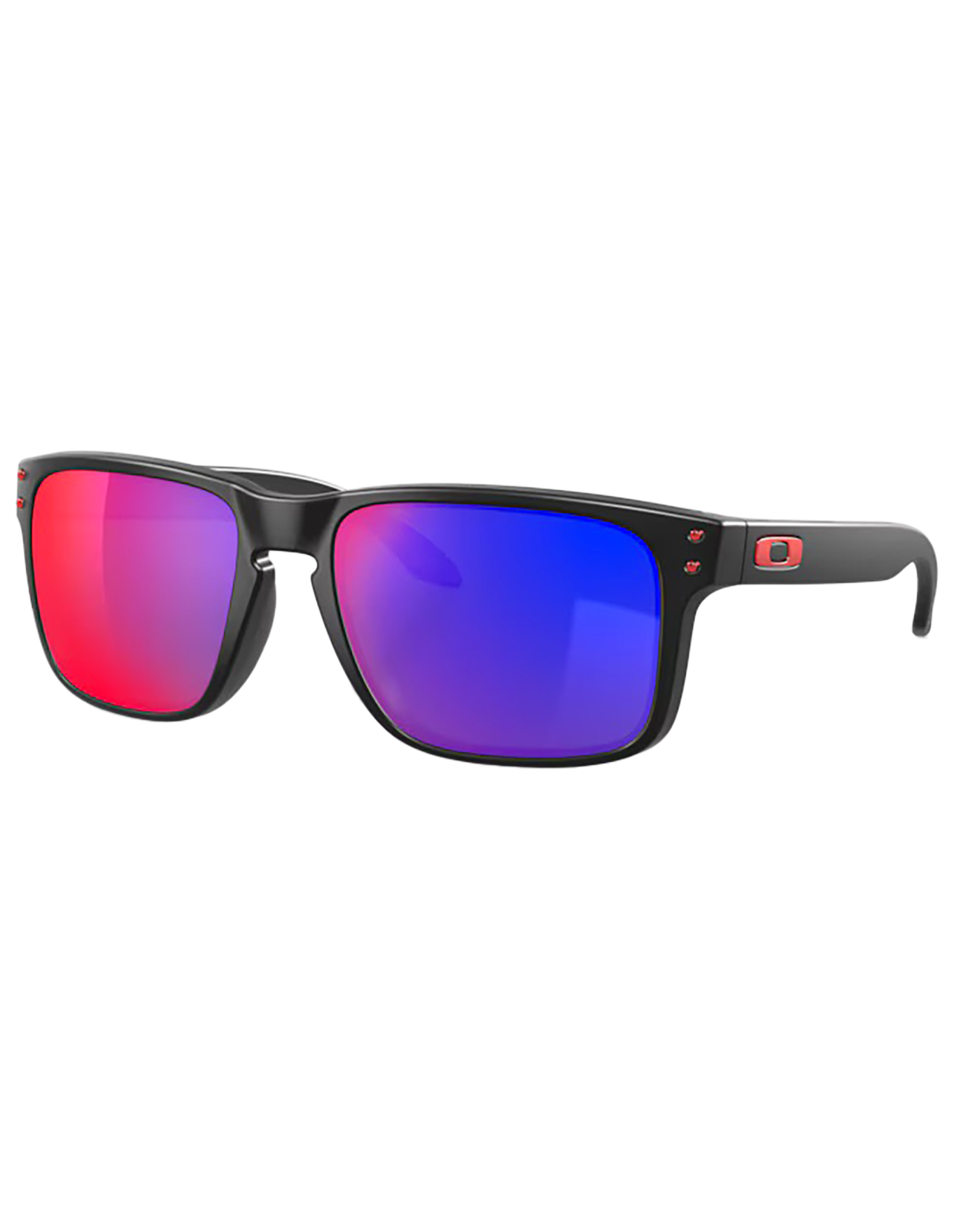 Sonnenbrille Holbrook Matte Black Positive Red Iridium schwarz