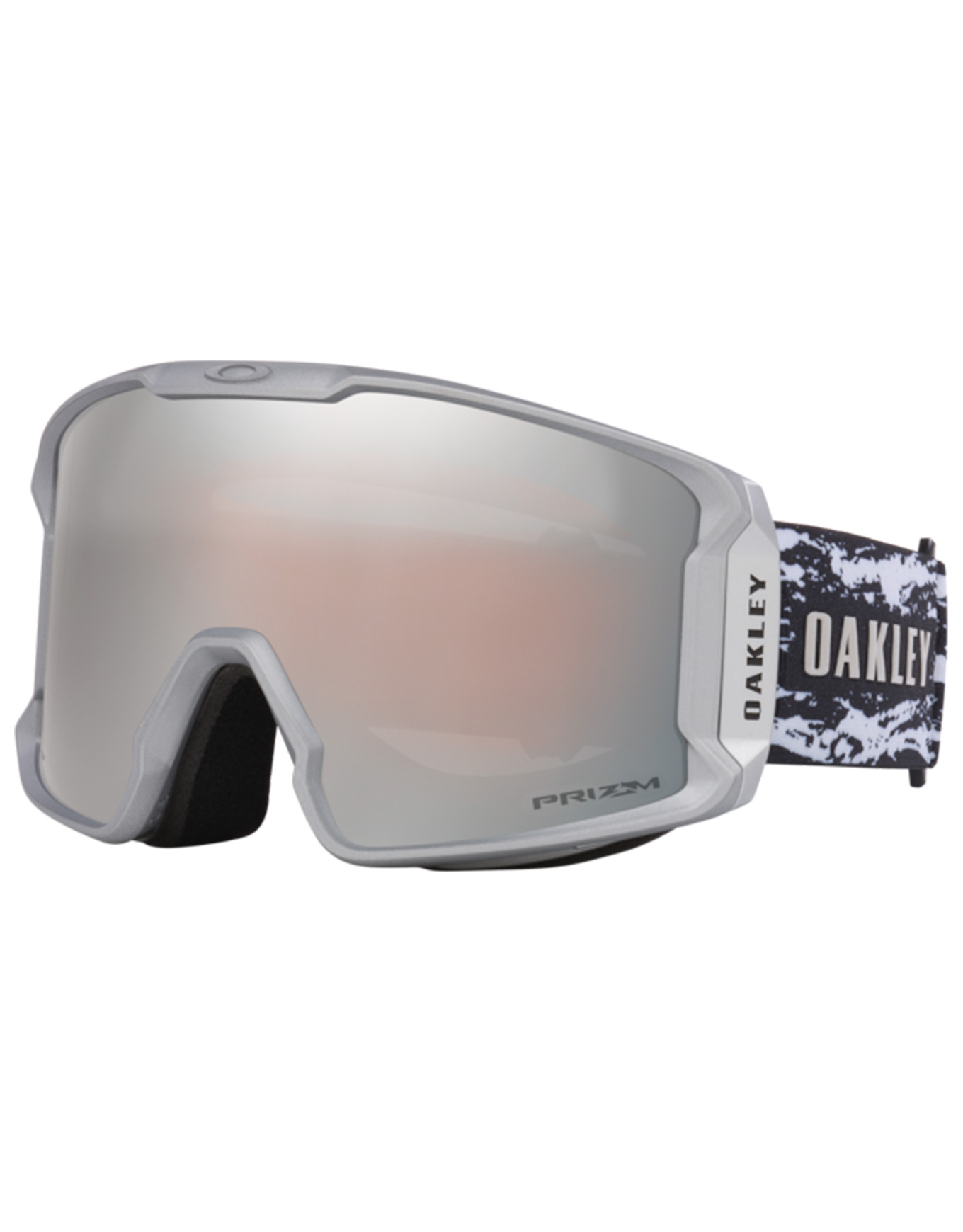 Masque de ski - Line Miner L Ayumu Hirano Signature Prizm Black en Silicone - Blanc