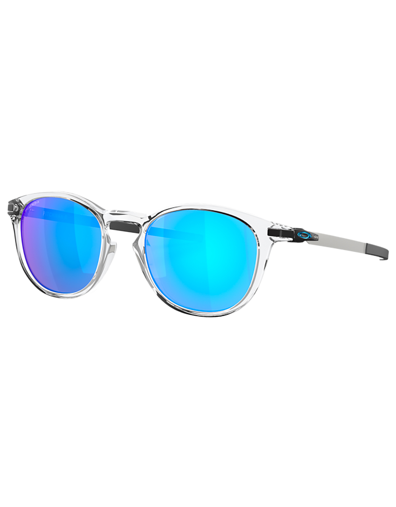 Sonnenbrille Pitchman R Polished Clear Prizm Sapphire Weiß