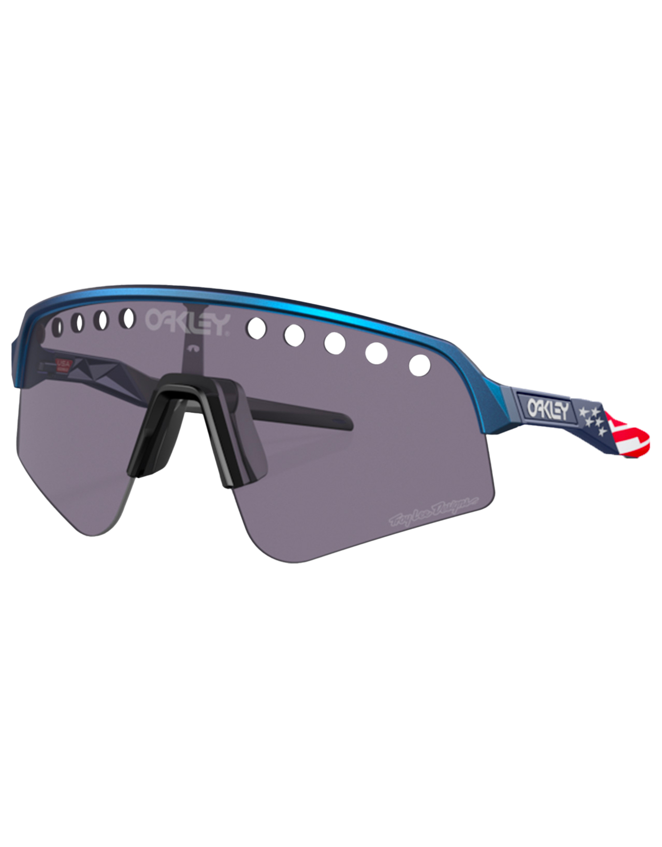 Polarisierte Sonnenbrillen Sutro Lite Sweep Tid Blue Colorshift Prizm Black Polar Navy blau