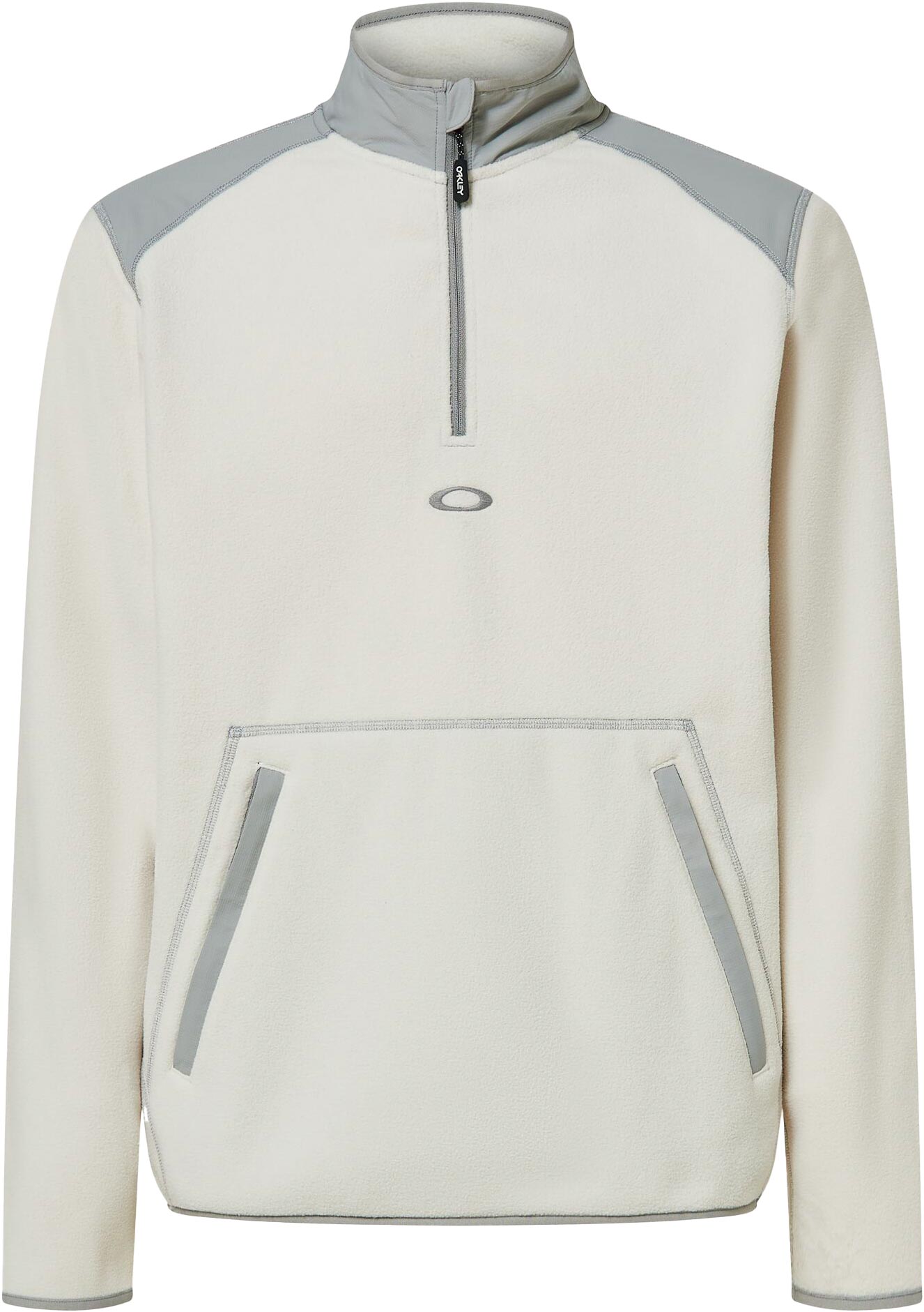 Technisches Fleece mit Kragen mit Reißverschluss Butter Tech Fleece Mist Cement für Herren Größe XL Grau