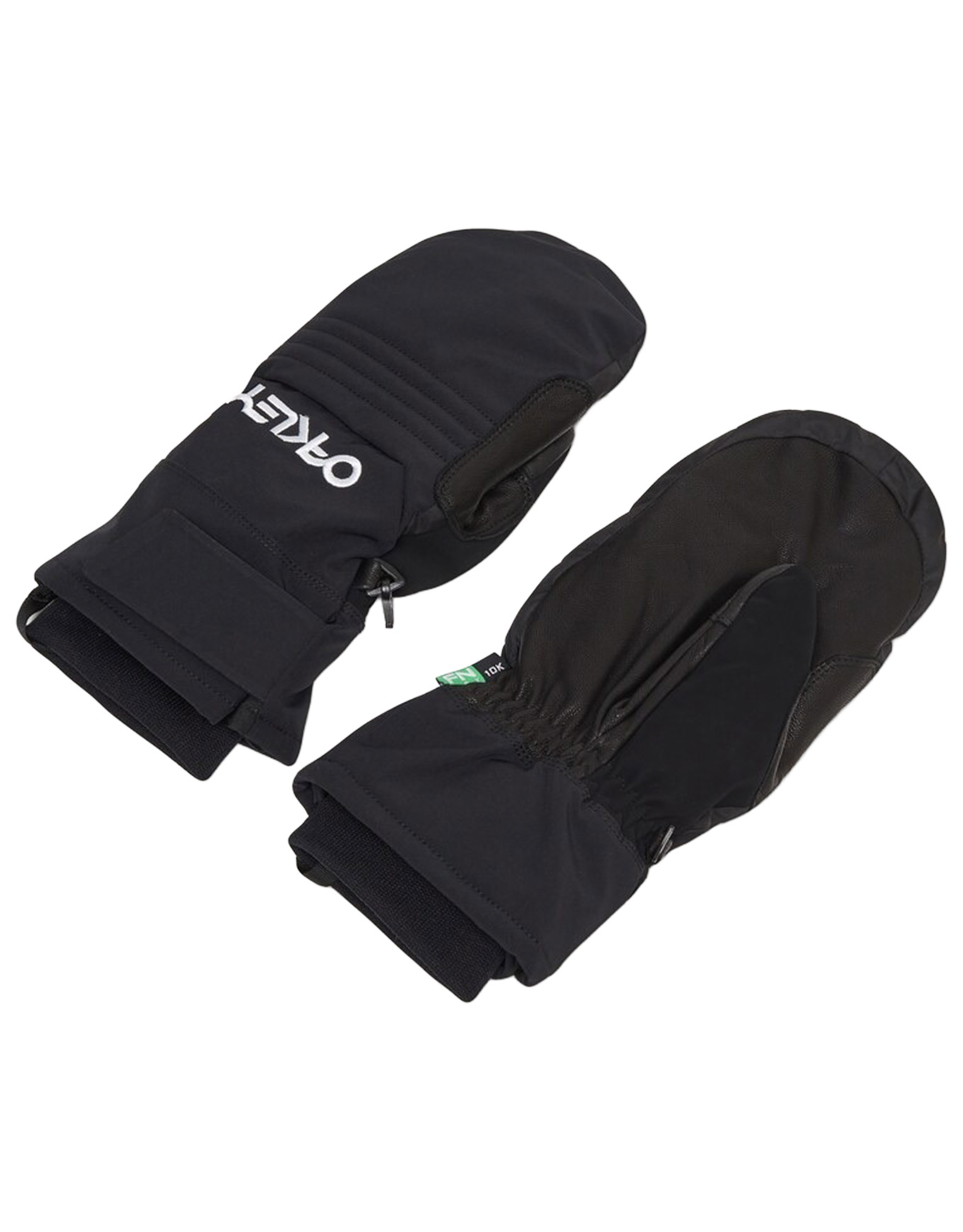 Wasserfeste Fäustlinge Ski B1B Mittens Blackout für Herren aus Leder Größe S schwarz