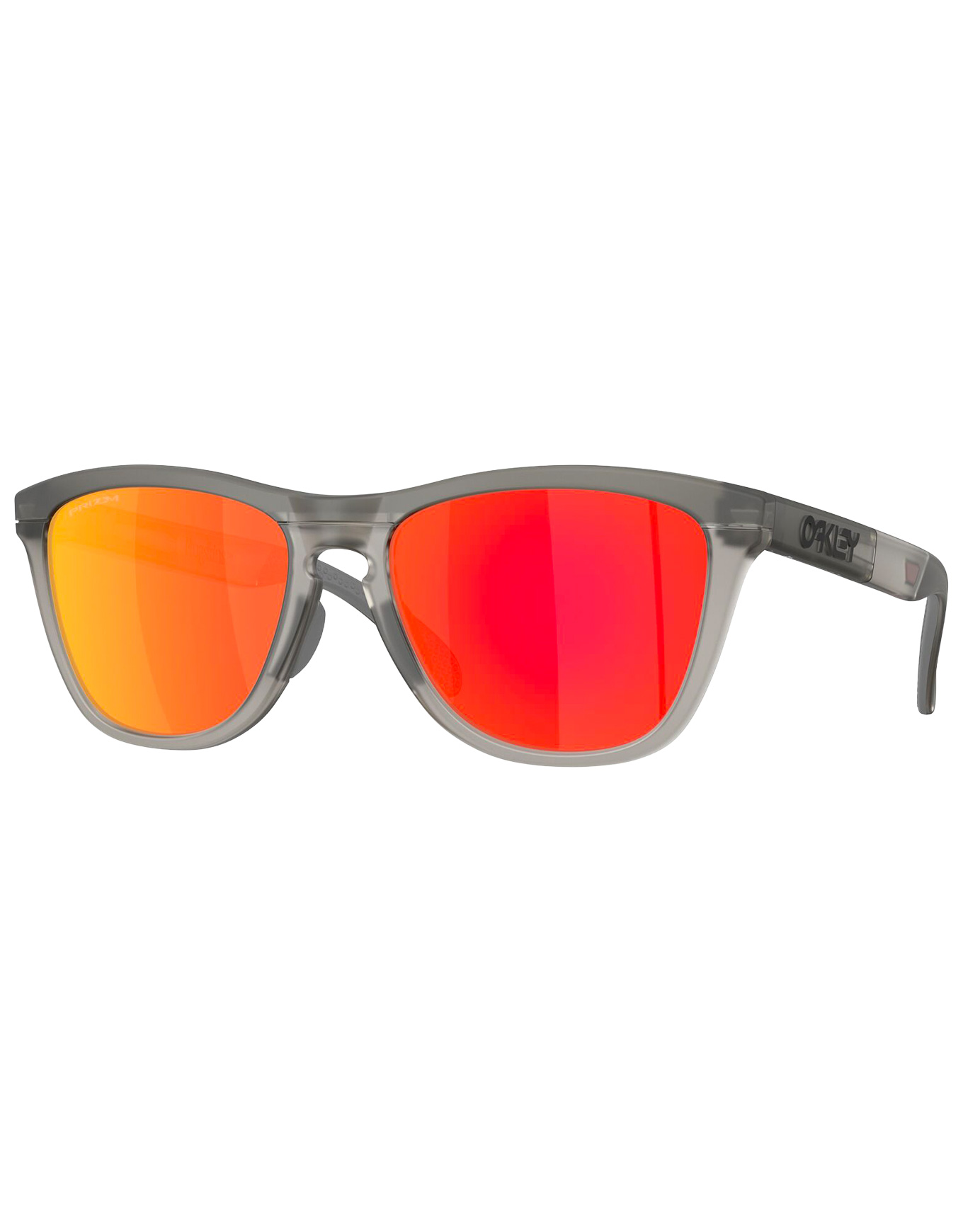 Polarisierte Sonnenbrillen Frogskins Range XL Matte Grey Smoke/Prizm Ruby für Herren Grau