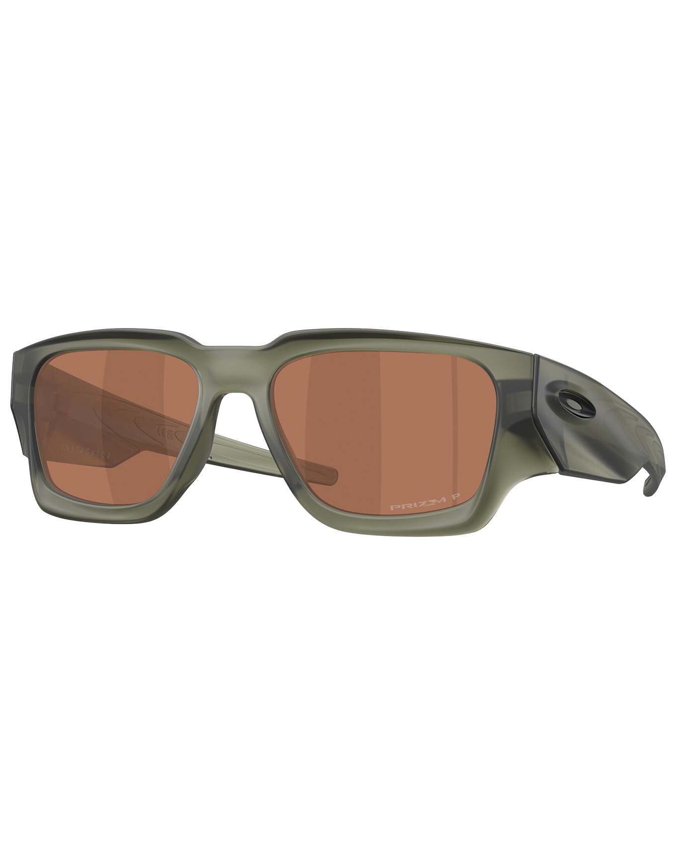 Lunettes de soleil polarisantes - Instagator Matte Olive Ink/Prizm Tungsten Polar - Gris