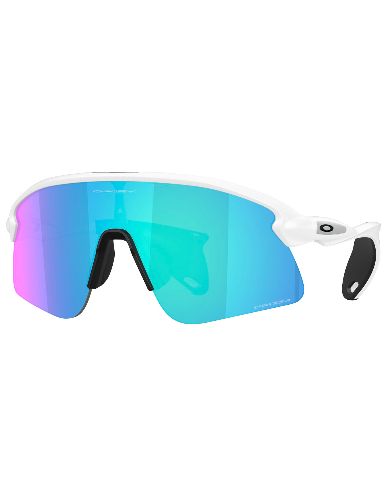 Lunettes de soleil - Stunt Devil S Matte White/Prizm Sapphire - Blanc