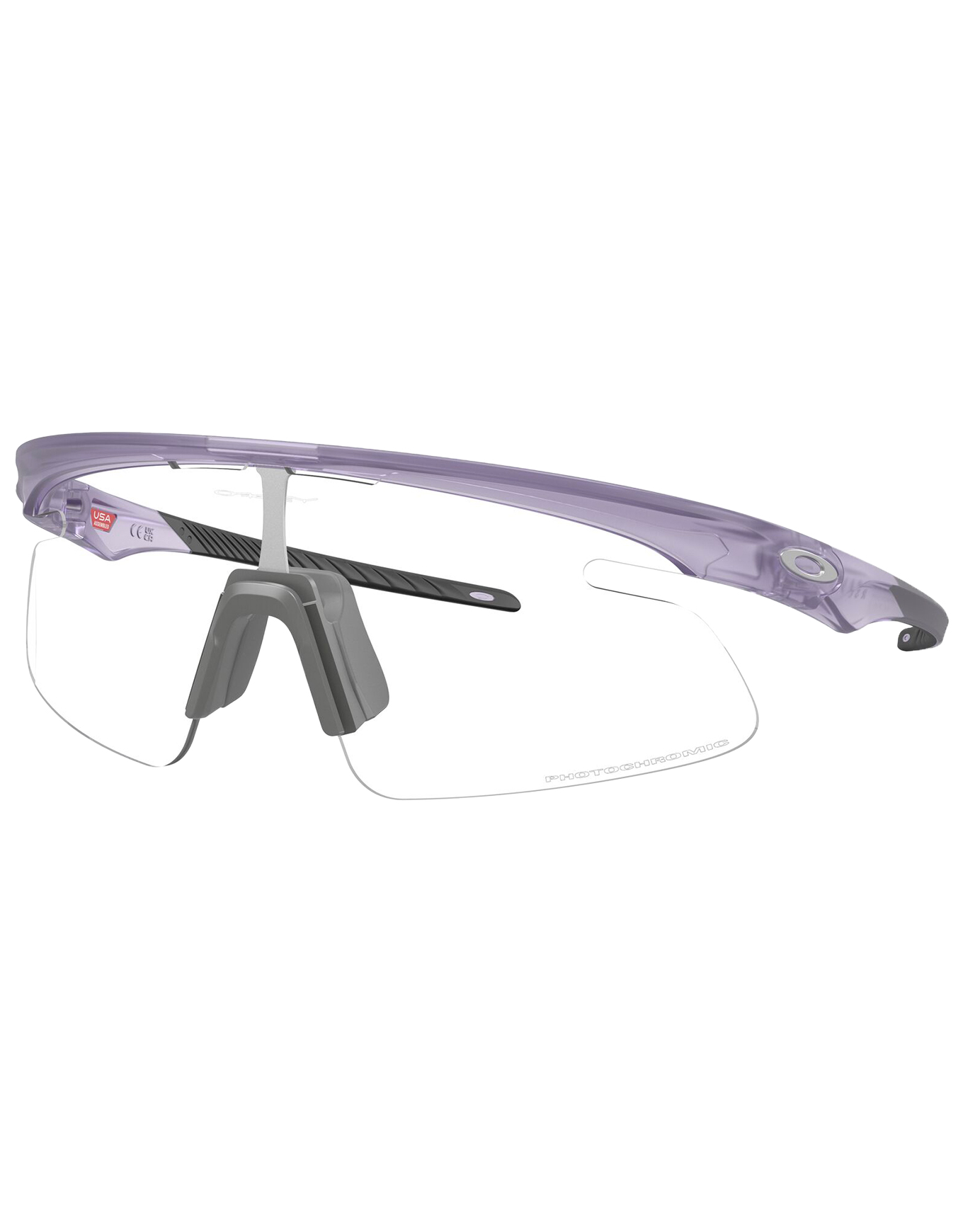 Photochromatische / Selbsttönende Sonnenbrille Rslv Lite Matte Trans Lilac Weiß