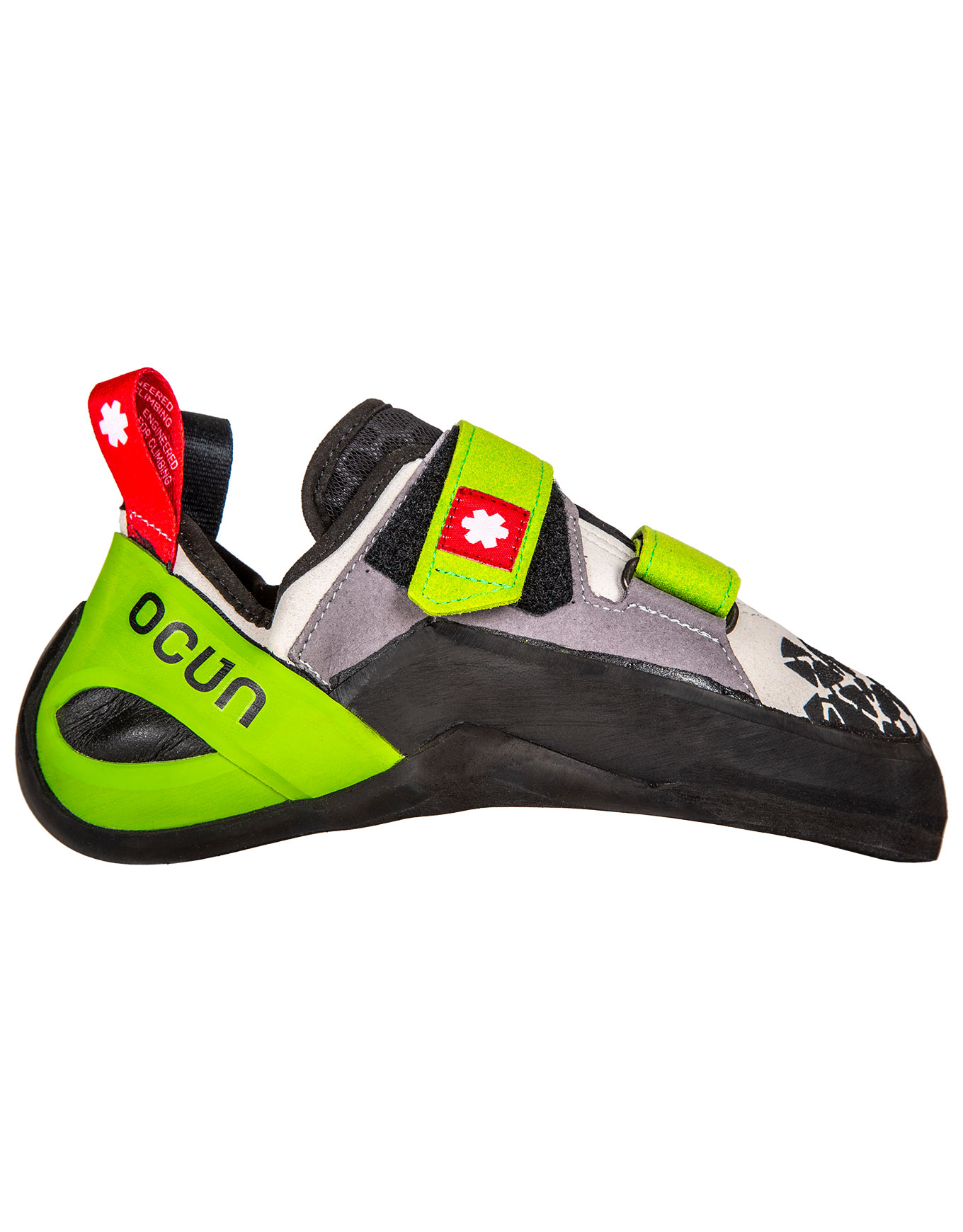 Chaussons d'escalade - Jett Qc Grey/Green - Taille 41,5 - Vert