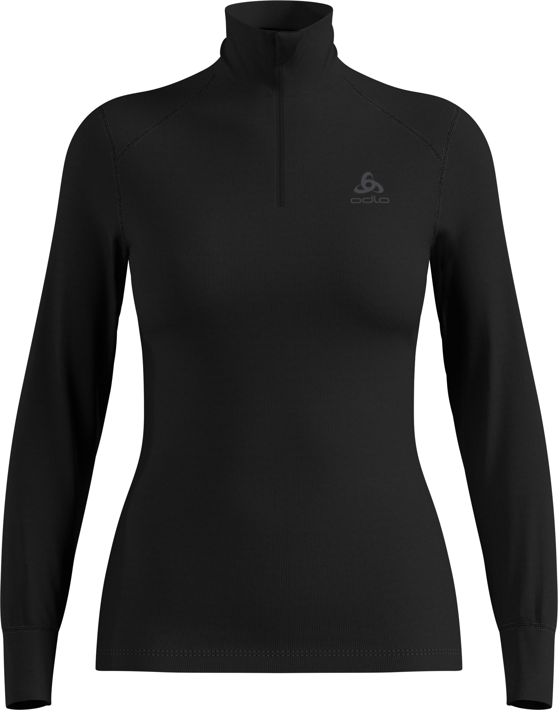 Technischer Baselayer BL Top Turtle Neck LS Half Zip Active Warm Eco W Black für Damen Größe L schwarz