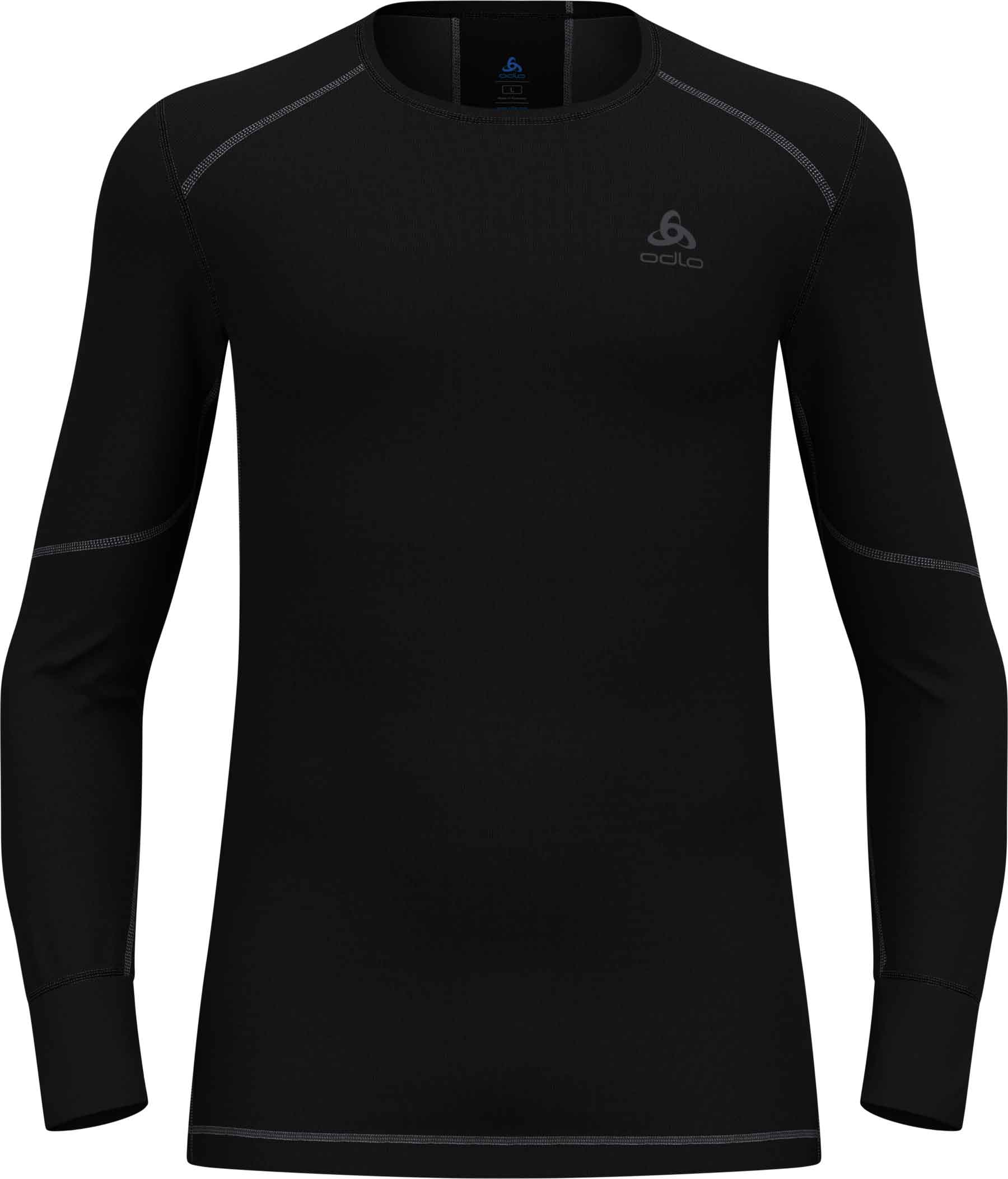 Funktionsunterhemd BL Top Crew Neck LS Active X-Warm Eco M Black für Herren Größe L schwarz