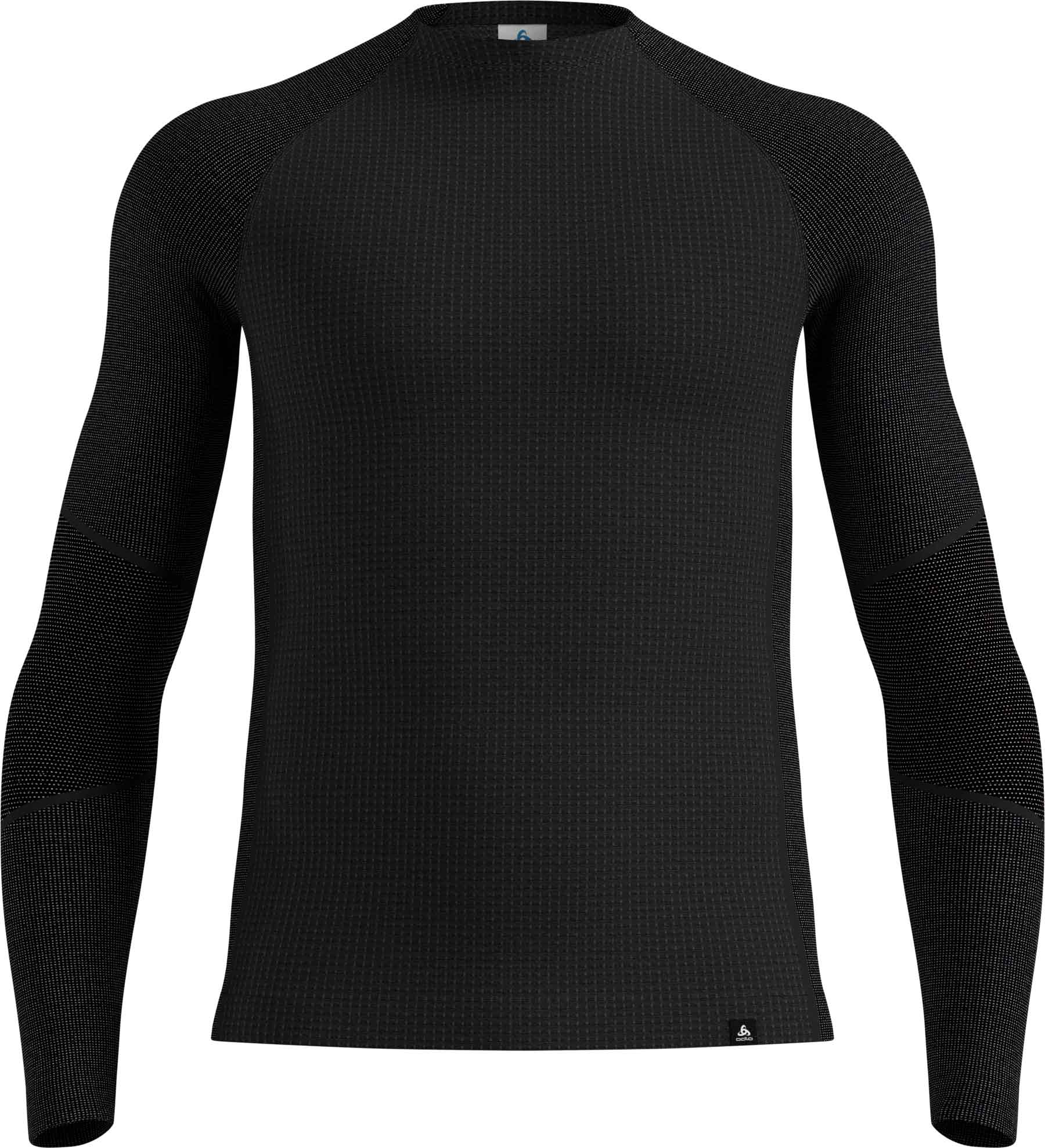 Technische Unterwäsche aus Merinowolle – Herren – LS Seamless Performance Wool BL Top Crew Neck LS Seamless Performance M Black