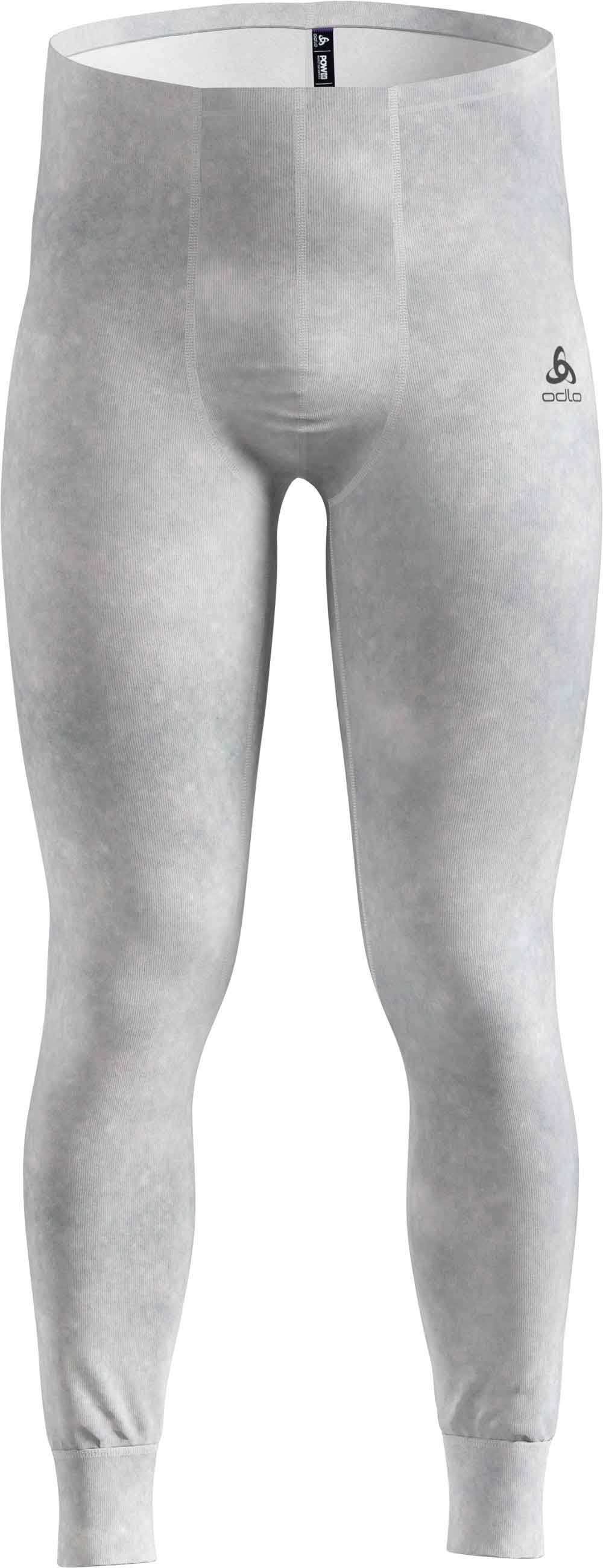 Technische Strumpfhose – Herren – X POW Active Warm Printed X POW BL Bottom Long Active Warm Printed M Silver Grey für