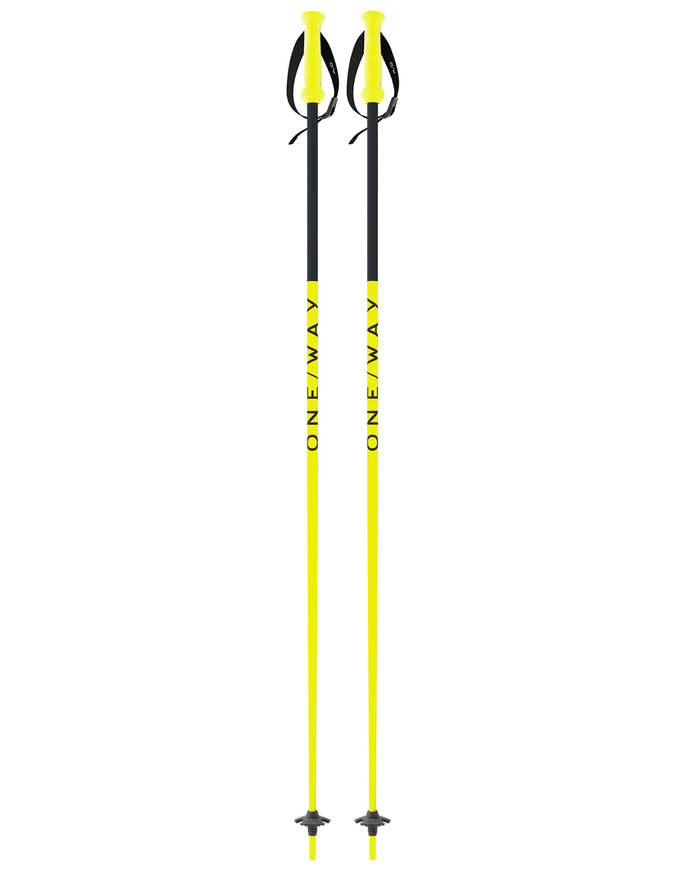 One Way - Stöcke für Ski Alpin - FR 16 Neon Yellow  - Größe 125 cm - Gelb