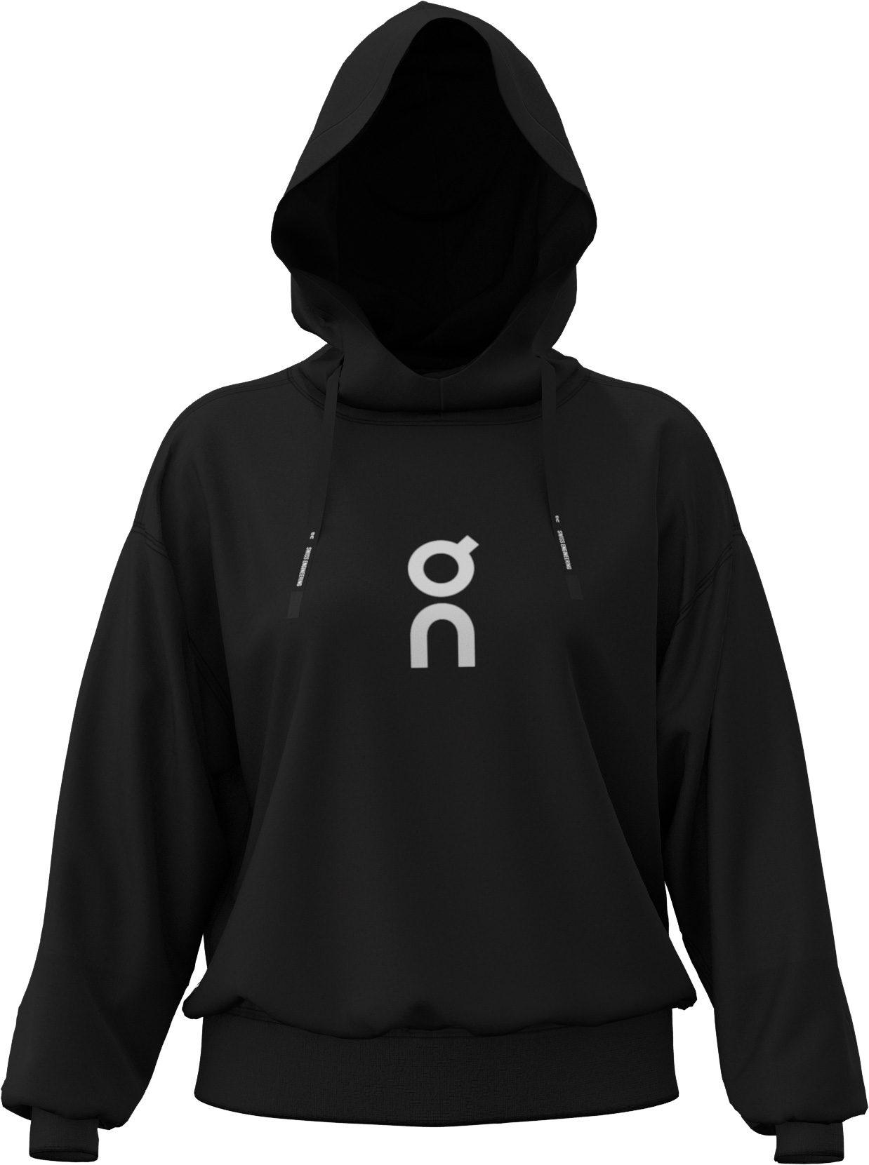 Sweat à capuche déctracté - Club Hoodie Black en Cot - Taille S - Noir