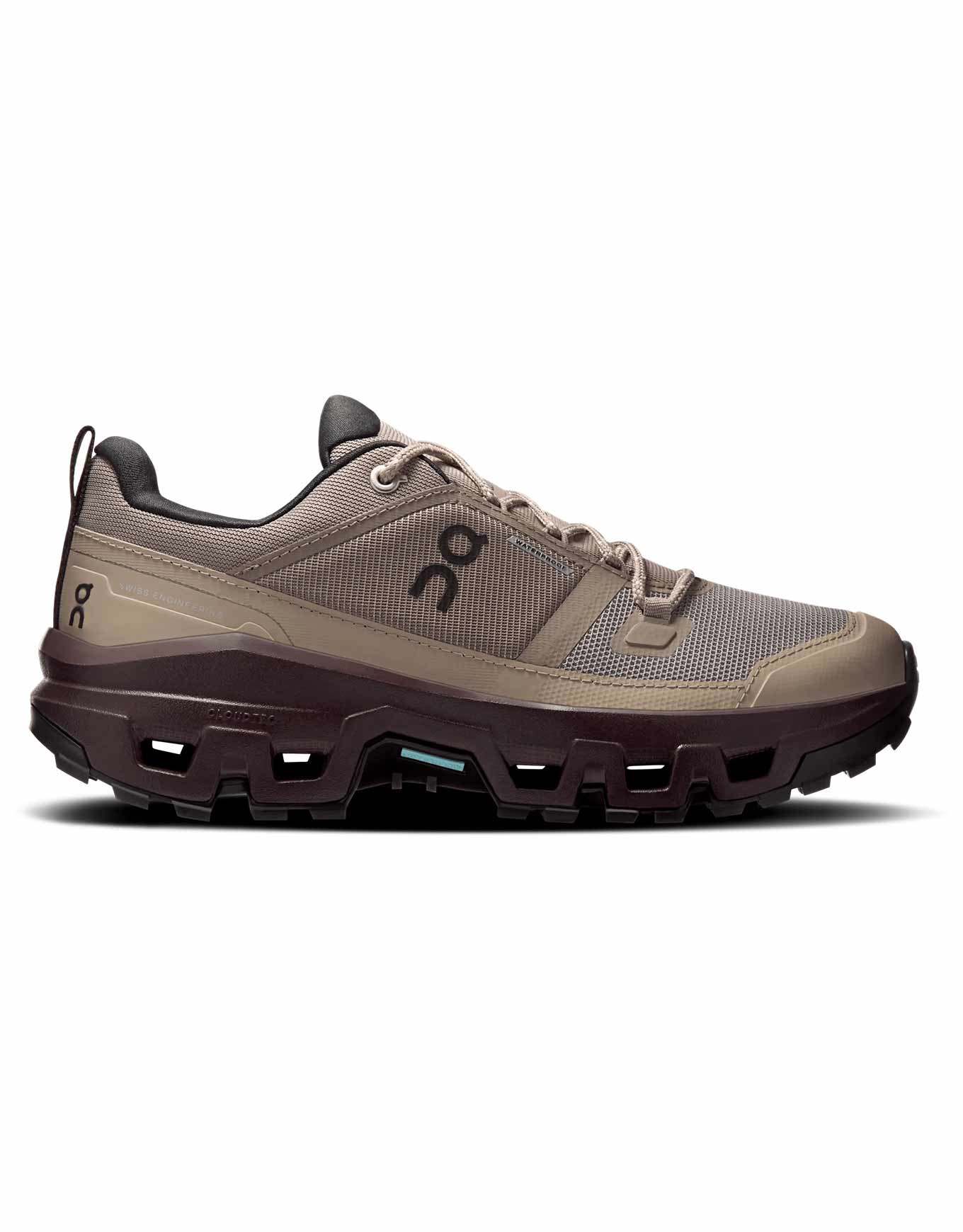 Chaussures de randnée journée - Cloudrock Low WP W Cinder/Ox - Taille 37.5 - Beige