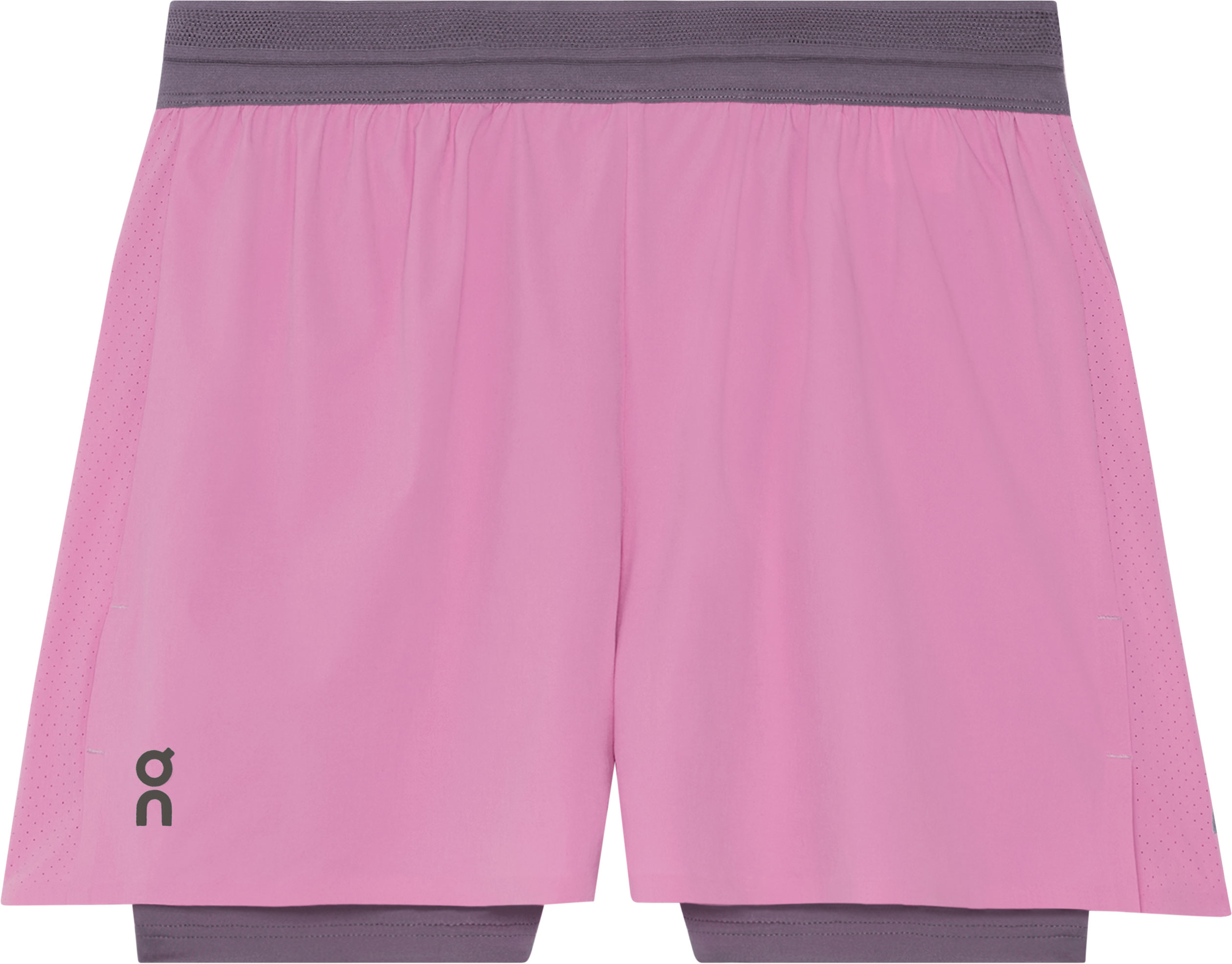 Short de running stretch léger - 3" Performance 2/1 Shorts Sakura Dewberry - Taille S - Rose