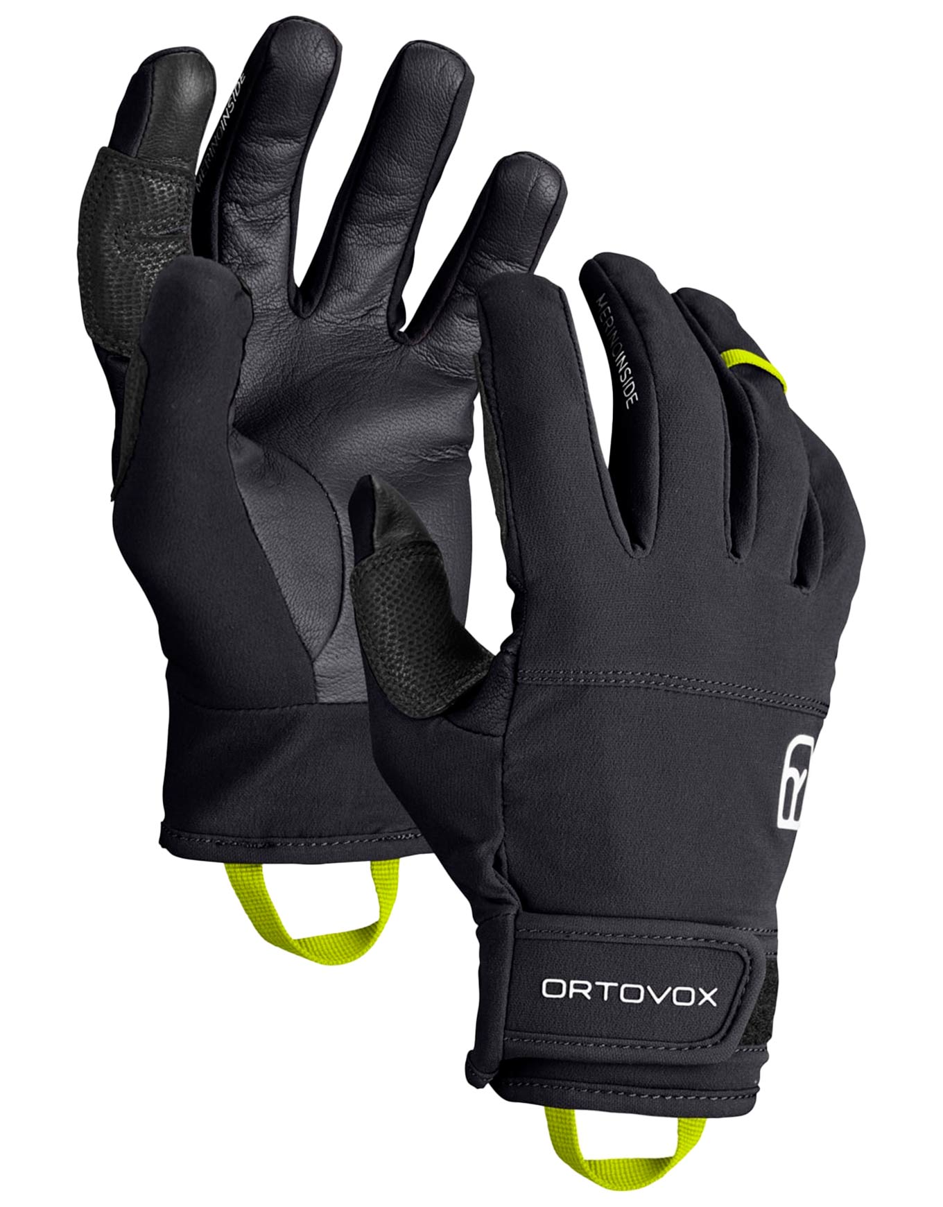 Leichte Tourenskihandschuhe Tour Light Glove M Black Raven für Herren aus Softshell Größe M schwarz