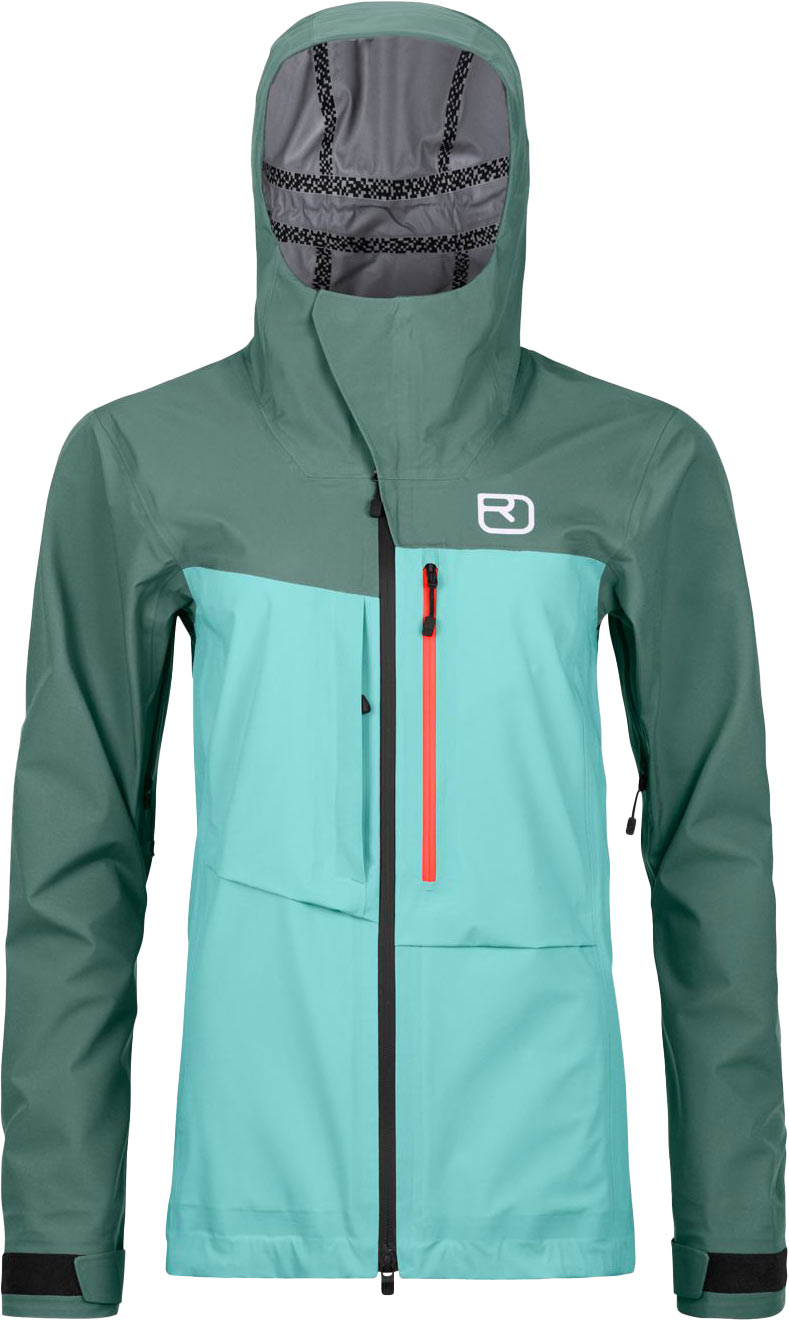 Freeride Jacke 3L Ravine Shell Jacket W Ice Waterfall für Damen aus Wolle Größe XS Blau