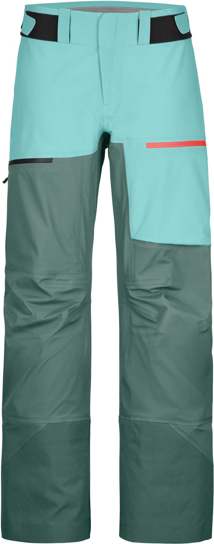 Freeride-Hose 3L Ravine Shell Pants W Arctic Grey für Damen aus Wolle Größe XS Blau