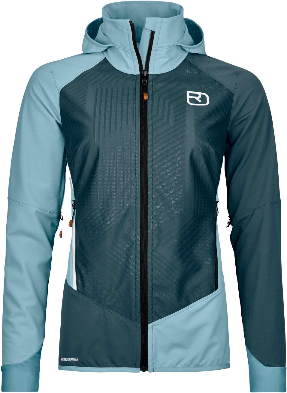 Skitourenjacke Col Becchei Jacket W Glacier Grey für Damen aus Wolle Größe XS Grau