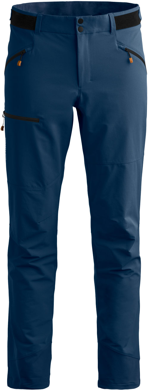 Pantalon léger de randonnée - Seceda Softshell Pants M Deep Ocean en Laine - Taille M - Bleu