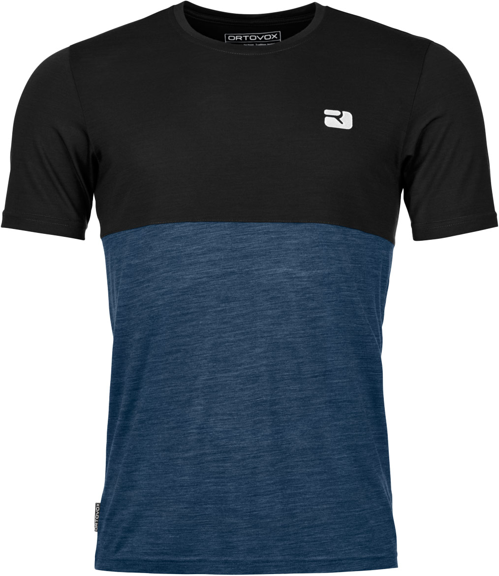 T-shirt respirant - 150 Cool Logo T-shirt M Black Raven en Laine - Taille XL - Noir