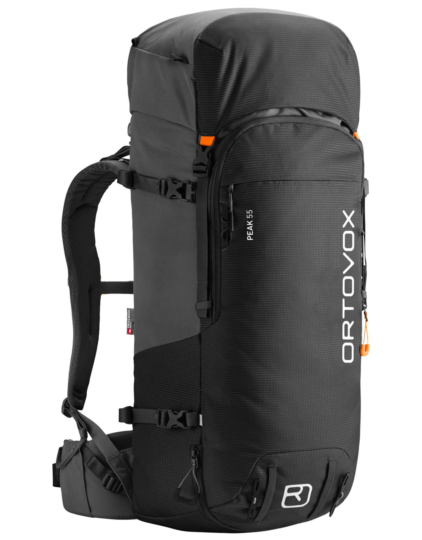 Sac à dos d'alpinisme - Peak 55 Black Raven en Laine - Noir