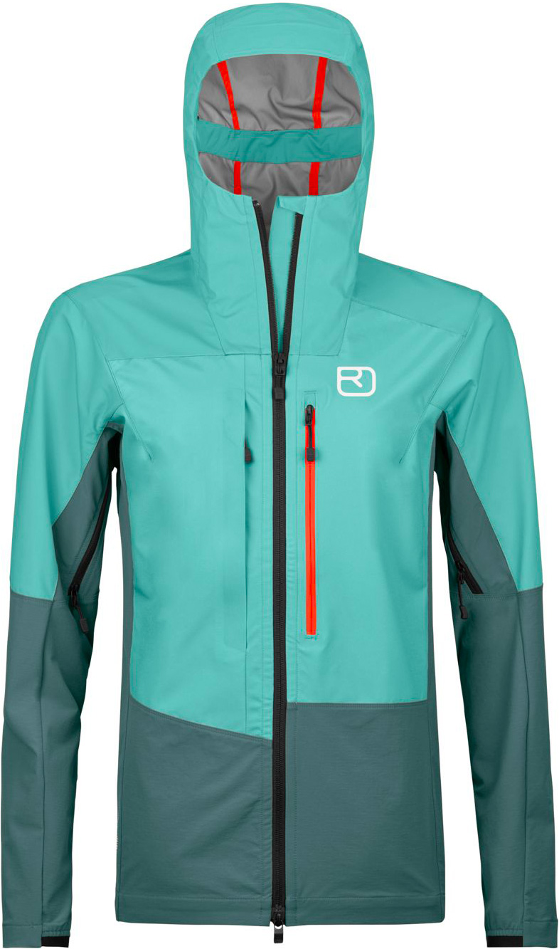 Freeride Jacke Mesola Jacket W Ice Waterfall für Damen aus Softshell Größe S Grün