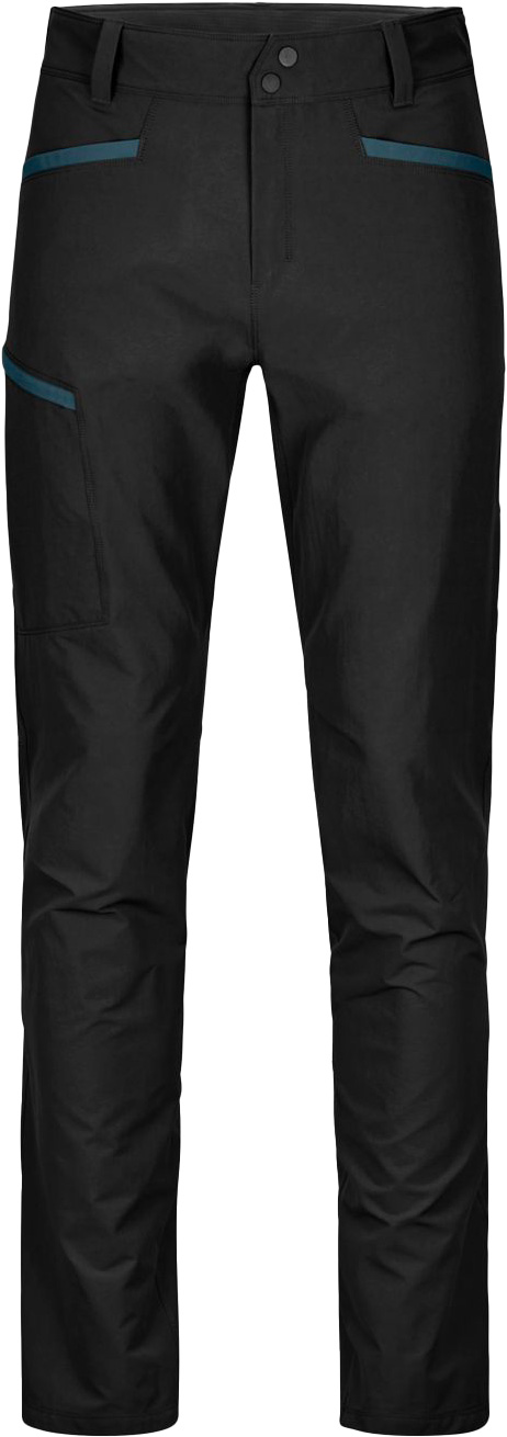 Pantalon de randonnée résistant - Pelmo Pants M Black Raven en Laine - Taille M - Noir