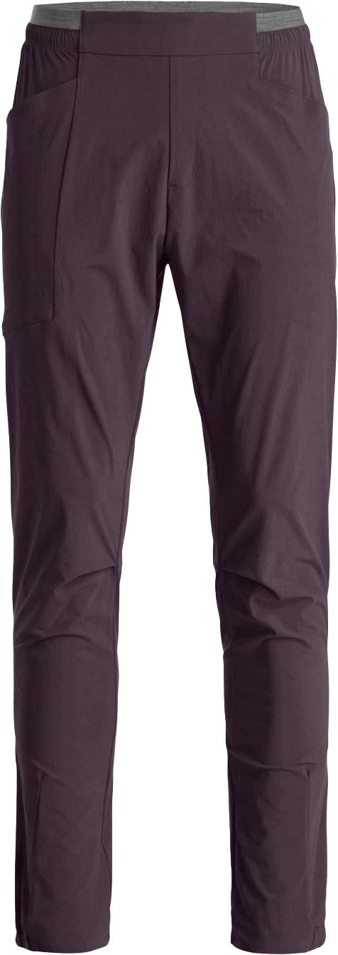 Pantalon de randonnée très respirant - Trace Pants M Dark Chestnut en Laine - Taille L - Bordeaux