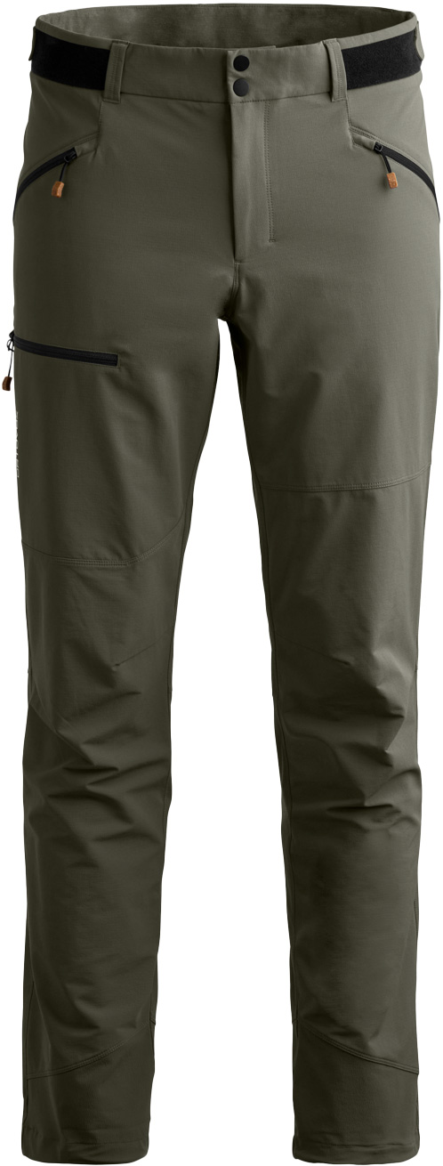 Pantalon softshell de randonnée - Seceda Softshell Pants M Dark Wild Herbs en Laine - Taille M - Vert
