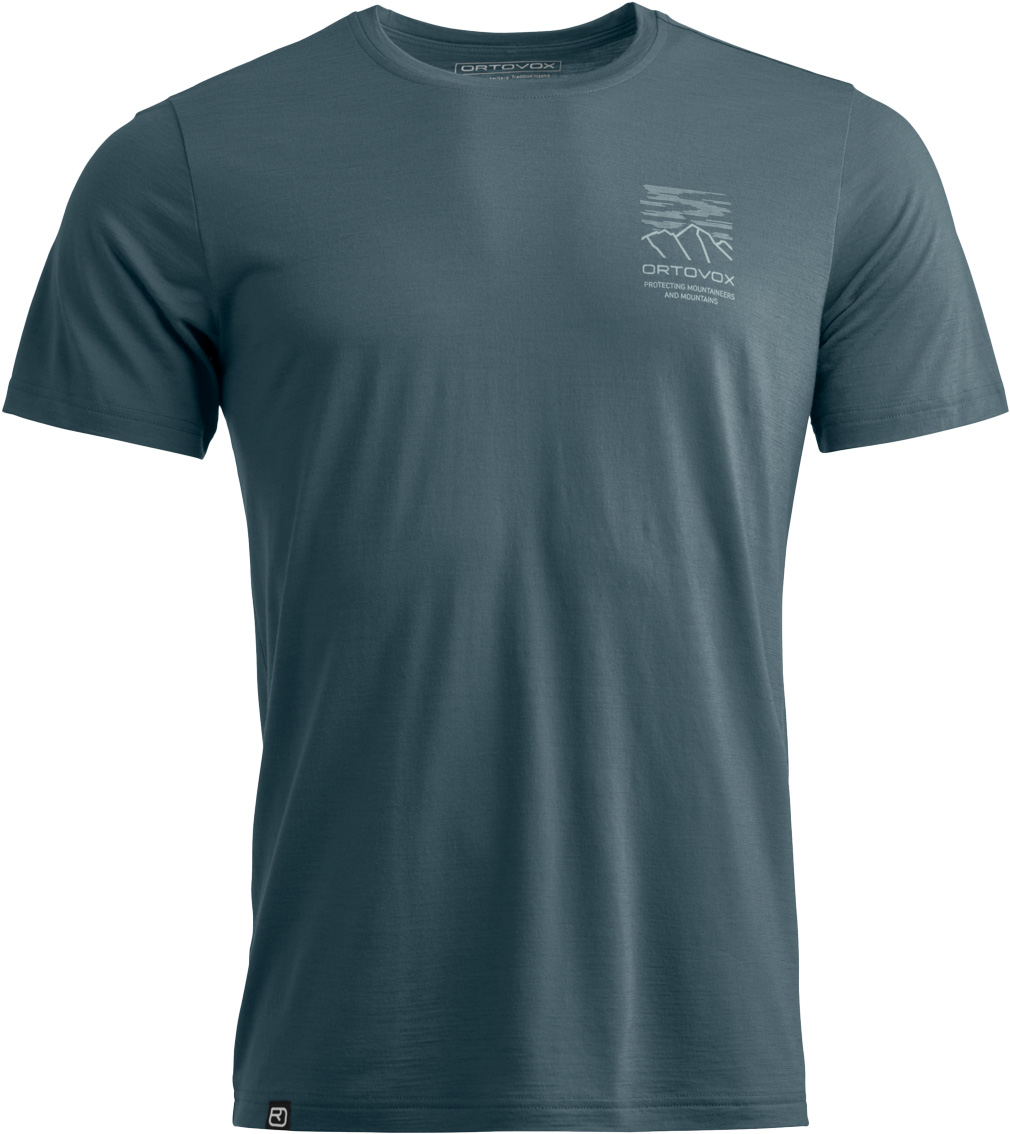 T-shirt de randonnée technique en laine mérinos - 150 Cool Mountain Mission T-shirt M Dark Arctic Grey en Laine - Taille XL
