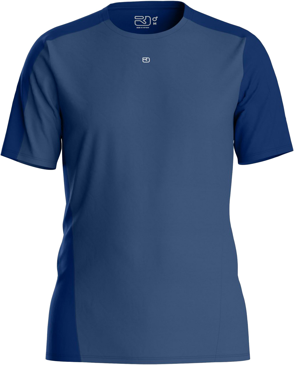 T-shirt de randonnée ultraléger en laine mérinos - 120 Cool Tec Fast Upward T-shirt M Blue Nunatak en Laine - Taille XL - Bleu