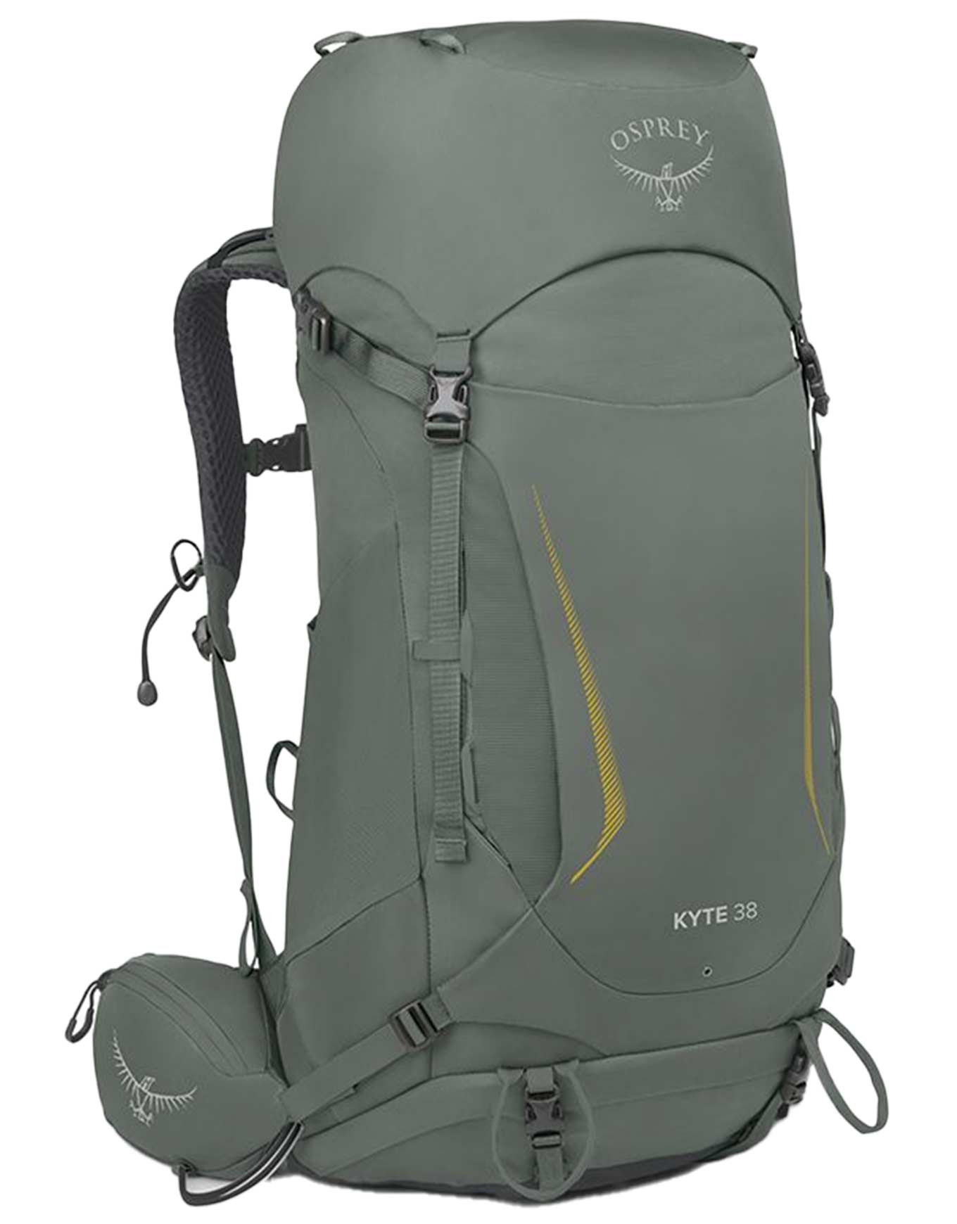 Sac à dos de trekking et randonnée - Kyte 38 Rocky Brook Green en Nylon - Taille M/L - Gris